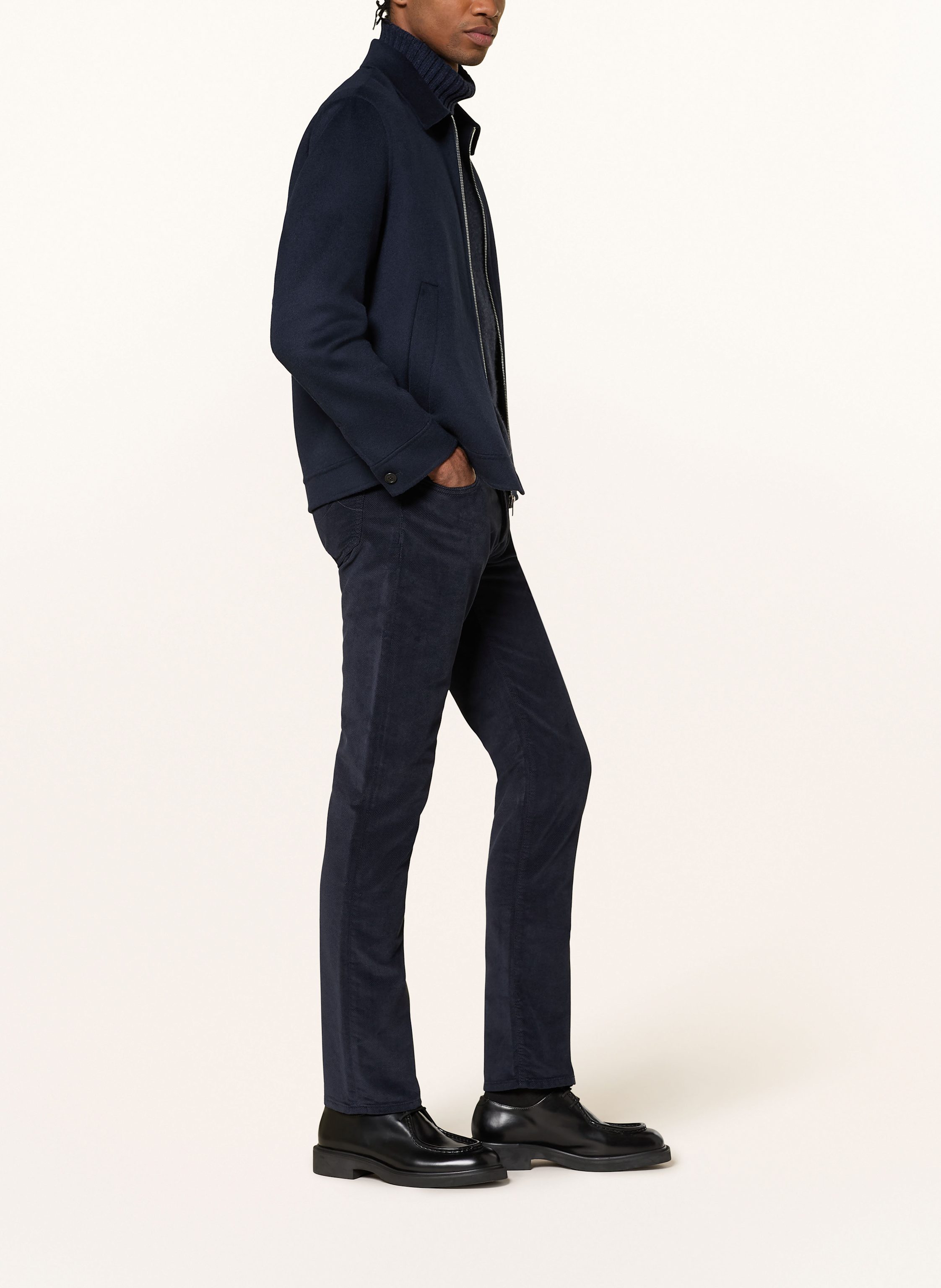 Thumbnail - Jacob Cohen Cordchino Bobby Regular Fit blau