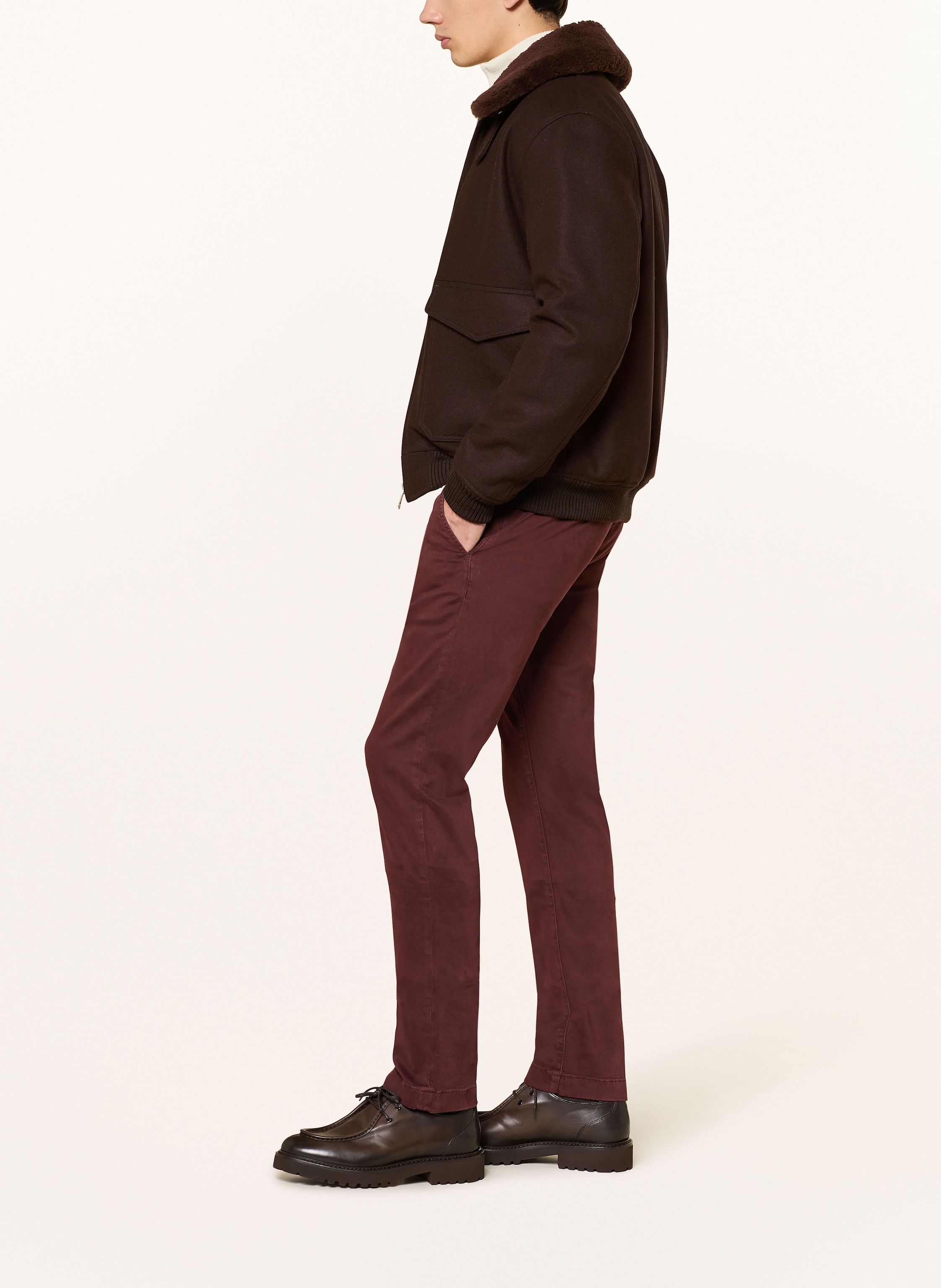Thumbnail - Jacob Cohen Chino Bobby Slim Fit rot