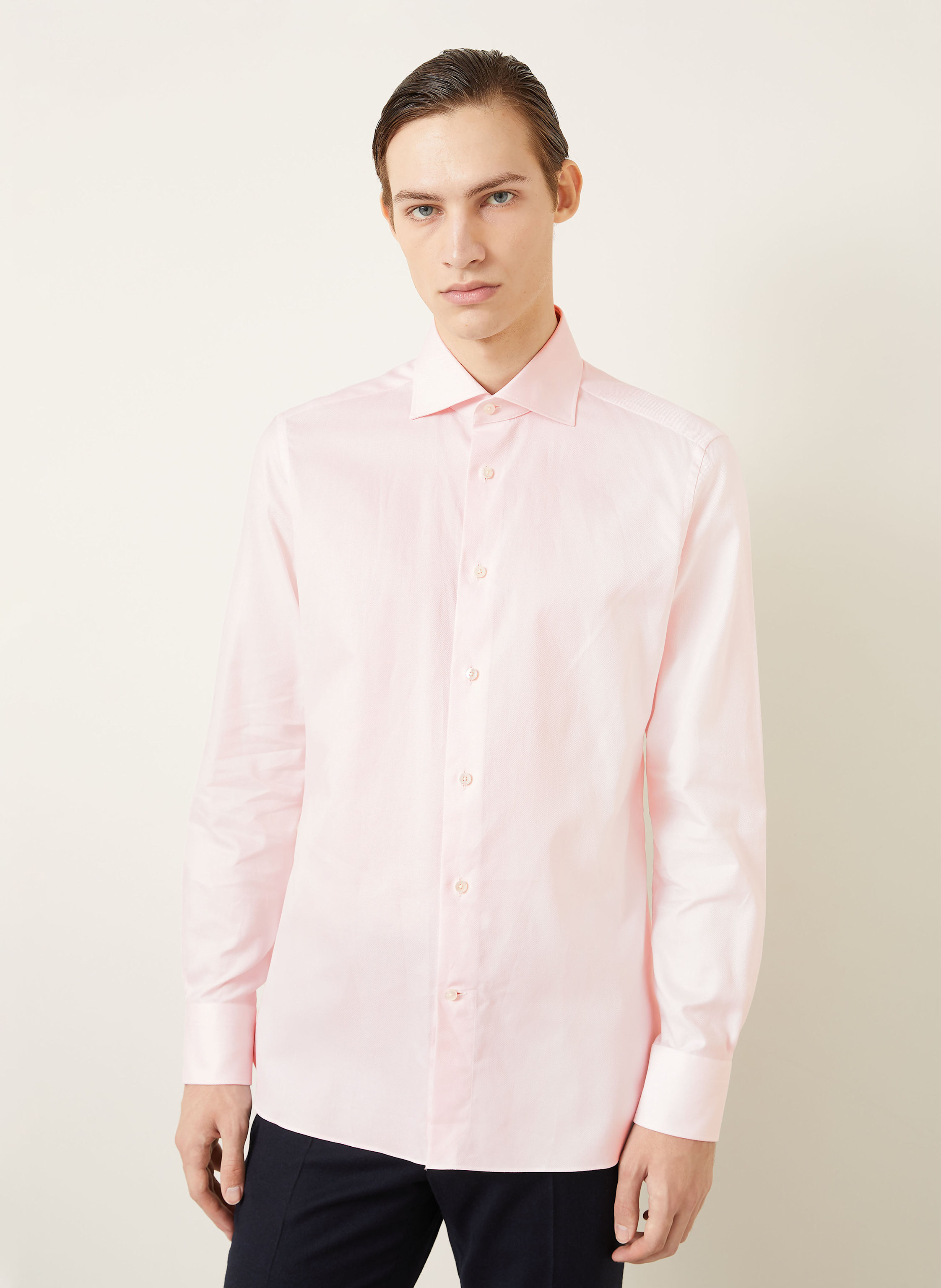 Thumbnail - Zegna Hemd Regular Fit pink