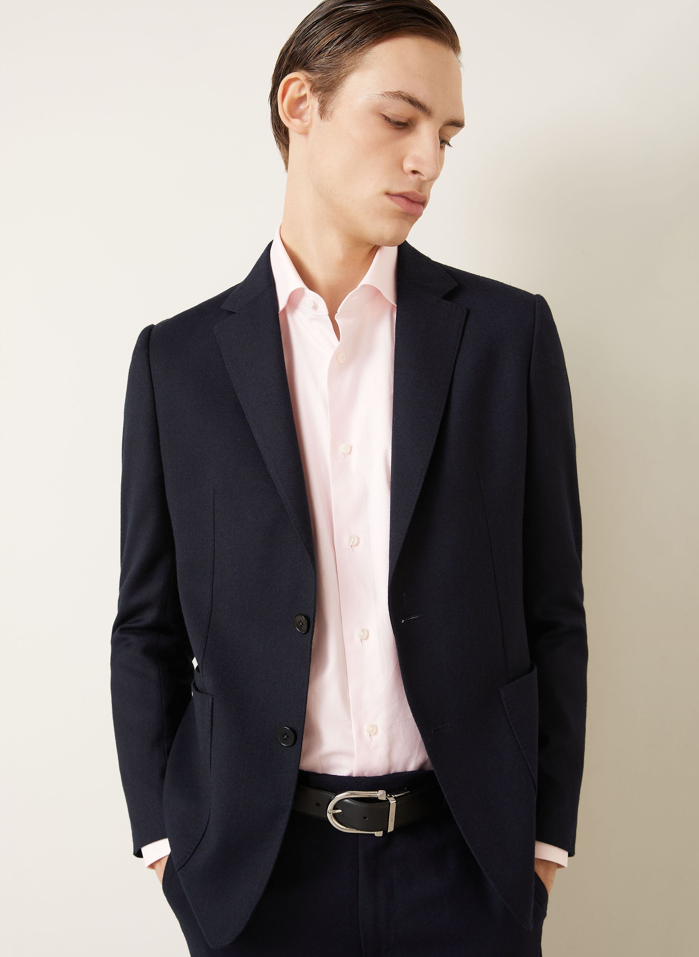 Thumbnail - Zegna Hemd Regular Fit pink