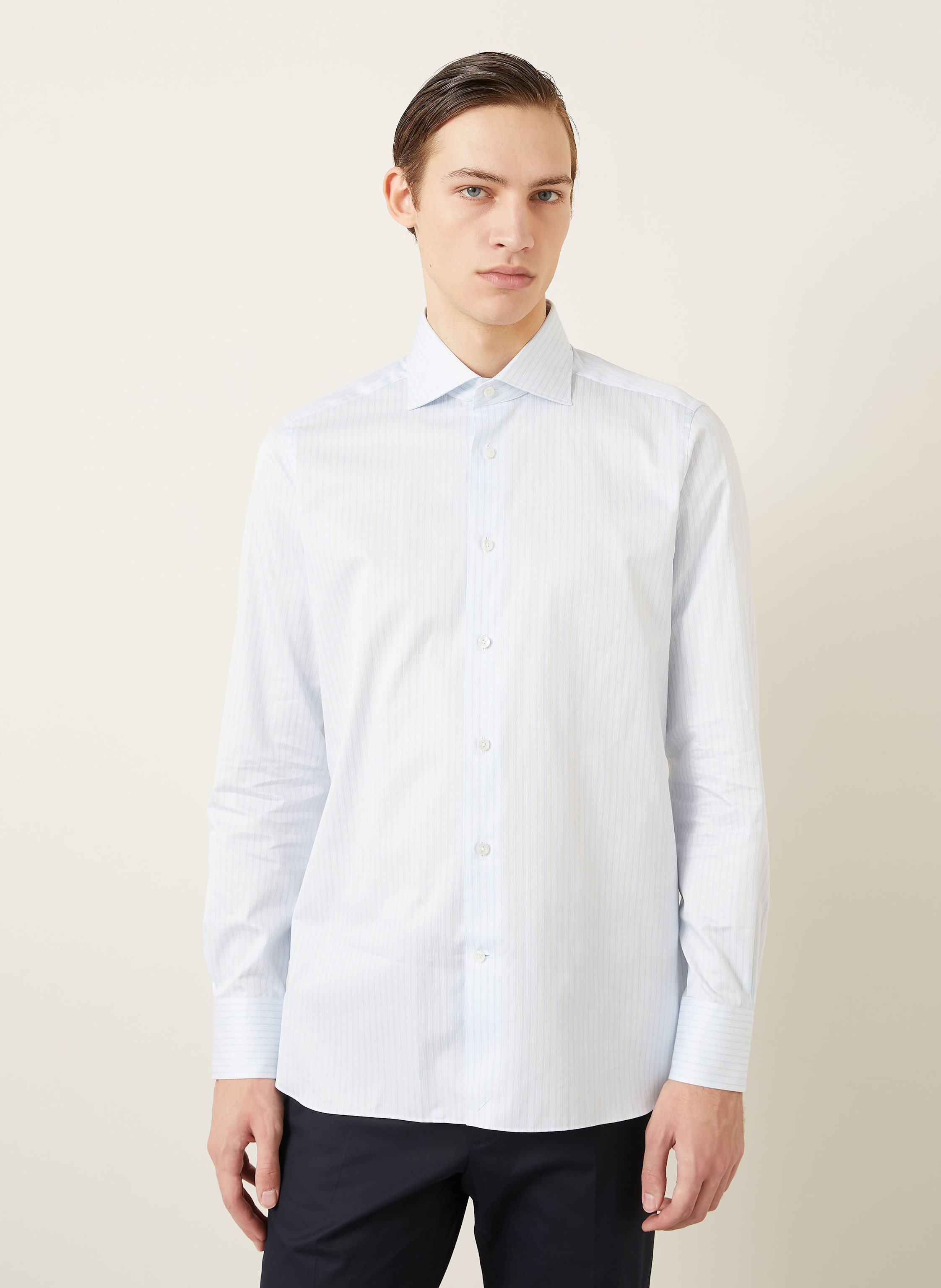 Thumbnail - Zegna Hemd Regular Fit blau