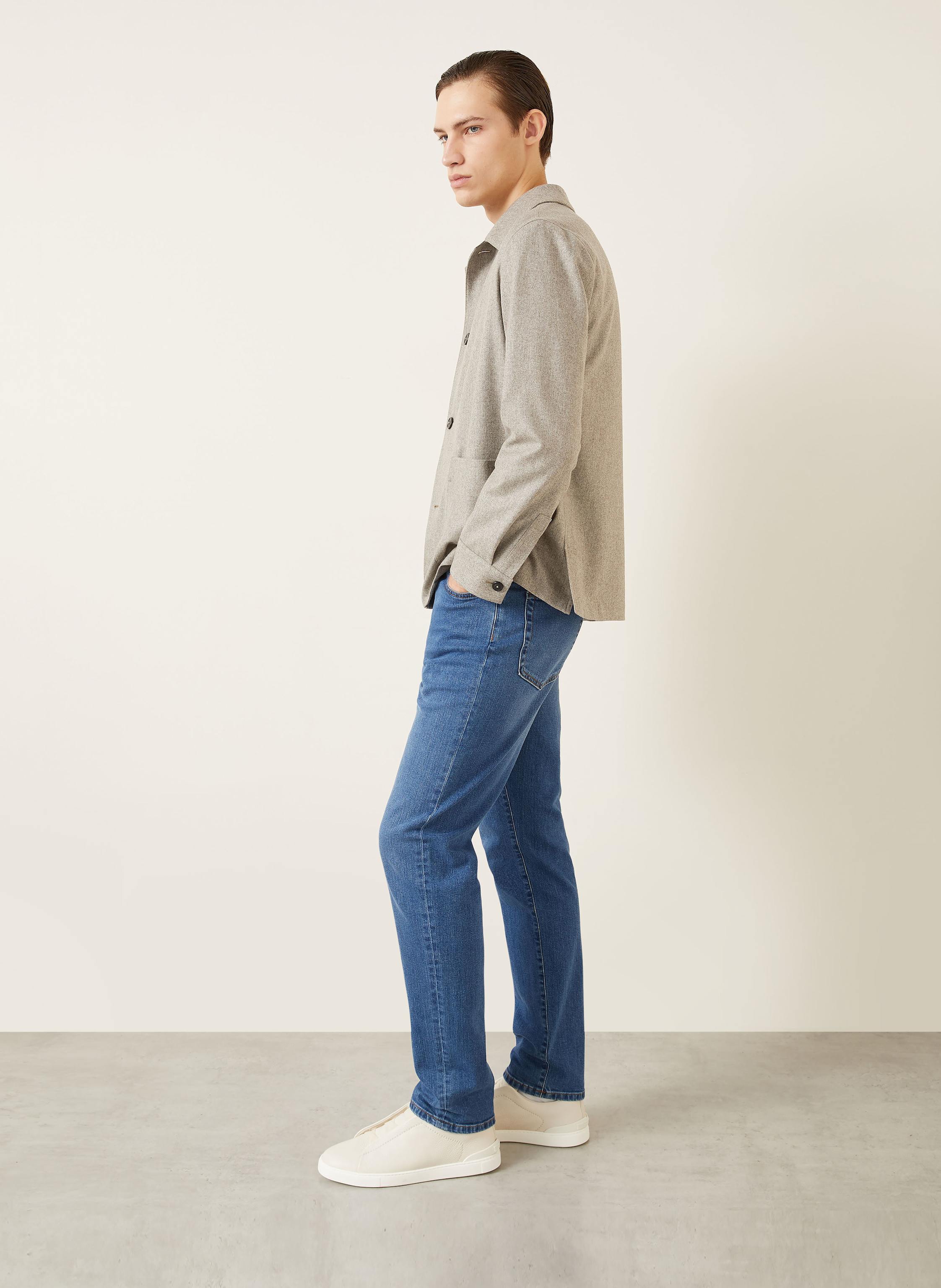 Thumbnail - Zegna Jeans City Slim Fit blau