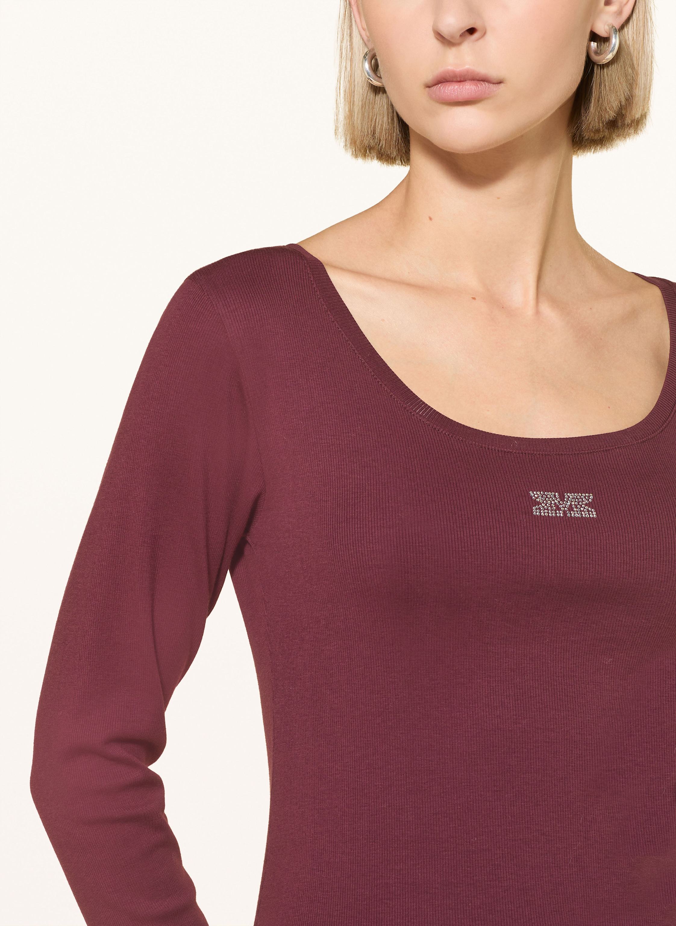 Thumbnail - Monari Longsleeve Mit Schmucksteinen rot