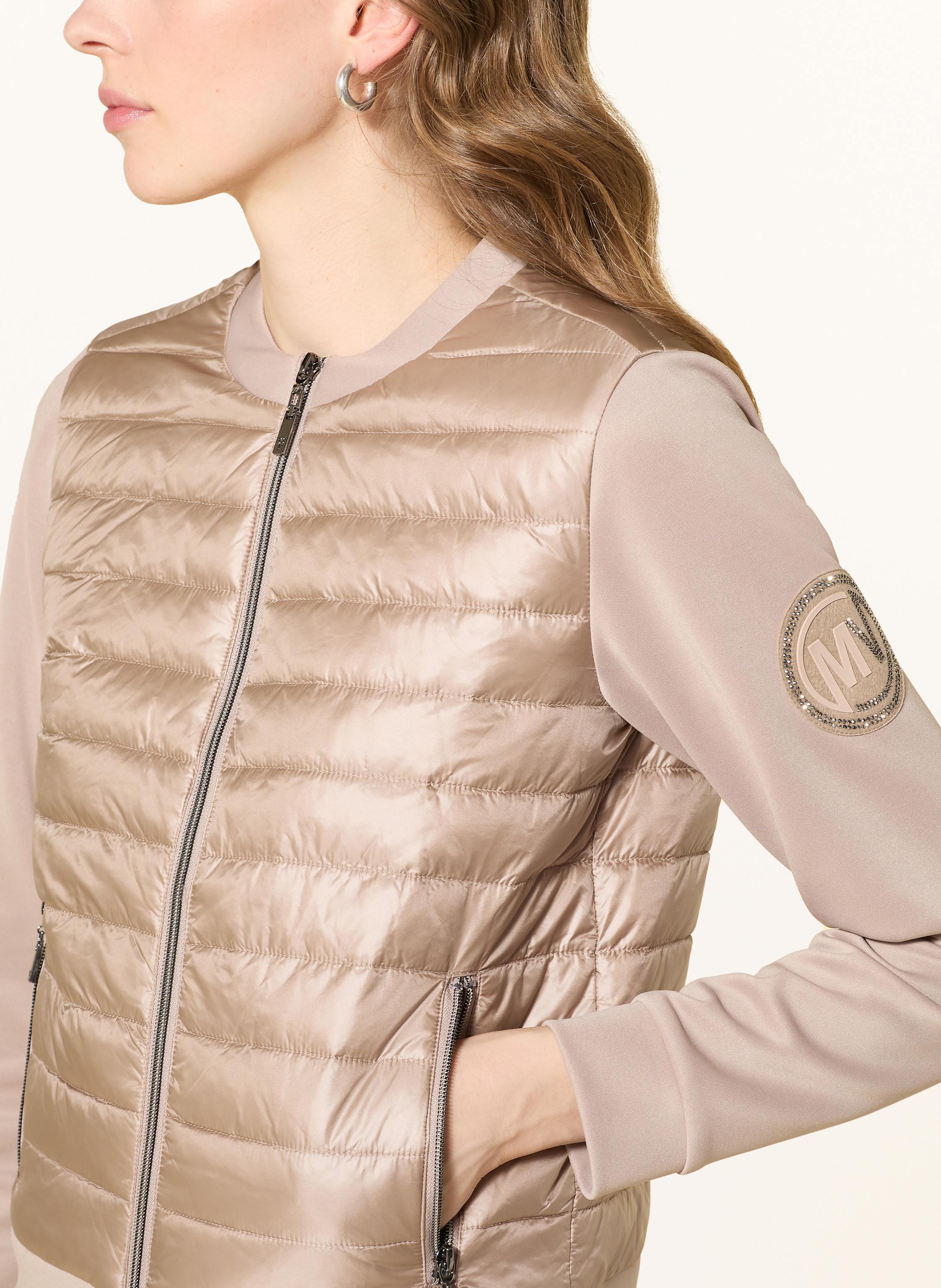 Thumbnail - Monari Steppjacke Im Materialmix beige