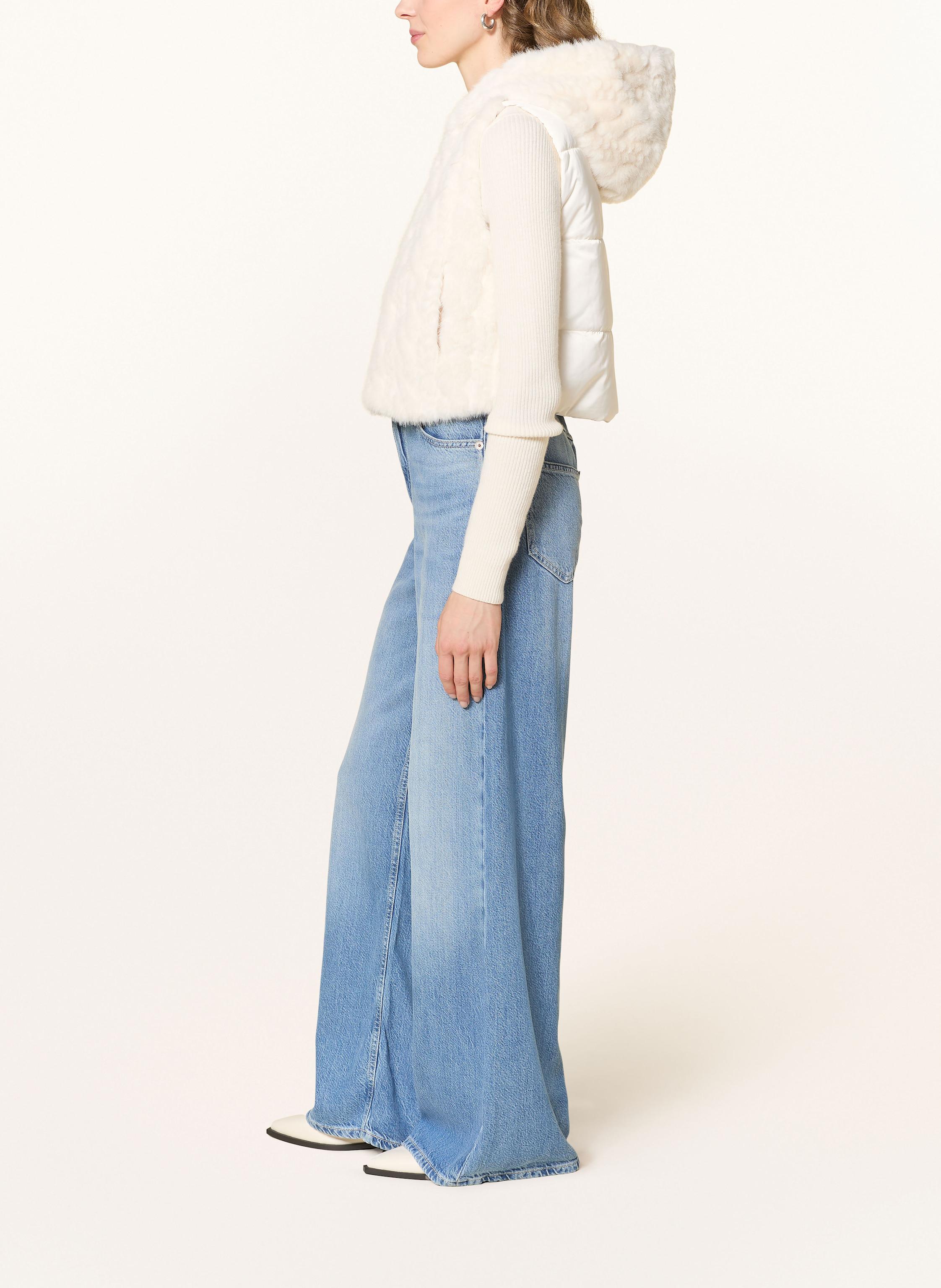 Thumbnail - Monari Kunstfell-Weste Im Materialmix beige