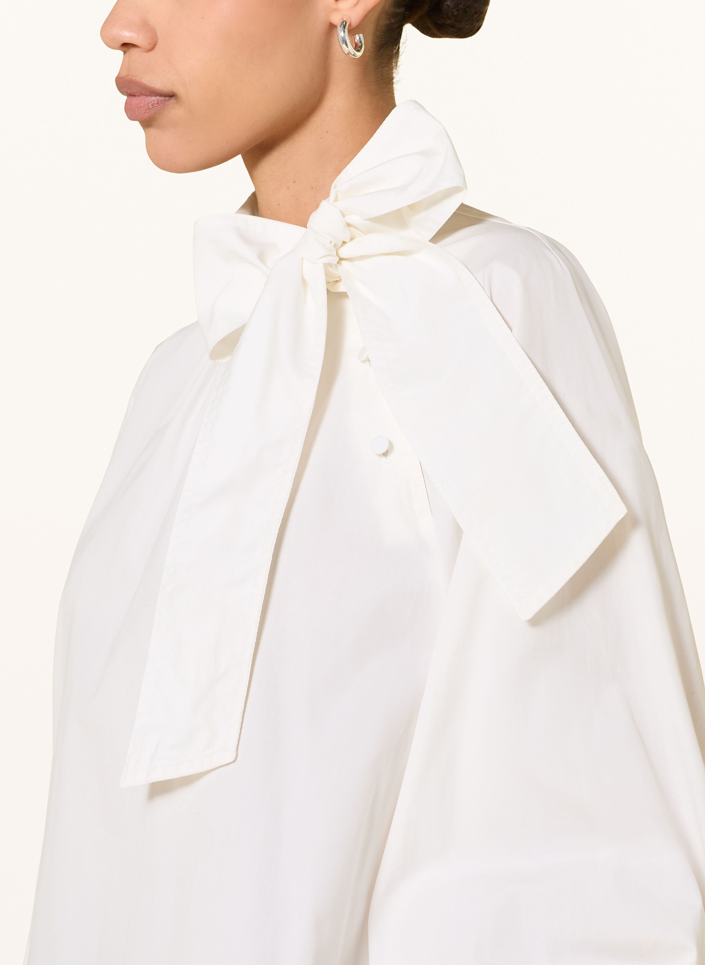 Thumbnail - Weekend Max Mara Schluppenbluse Burgos weiss