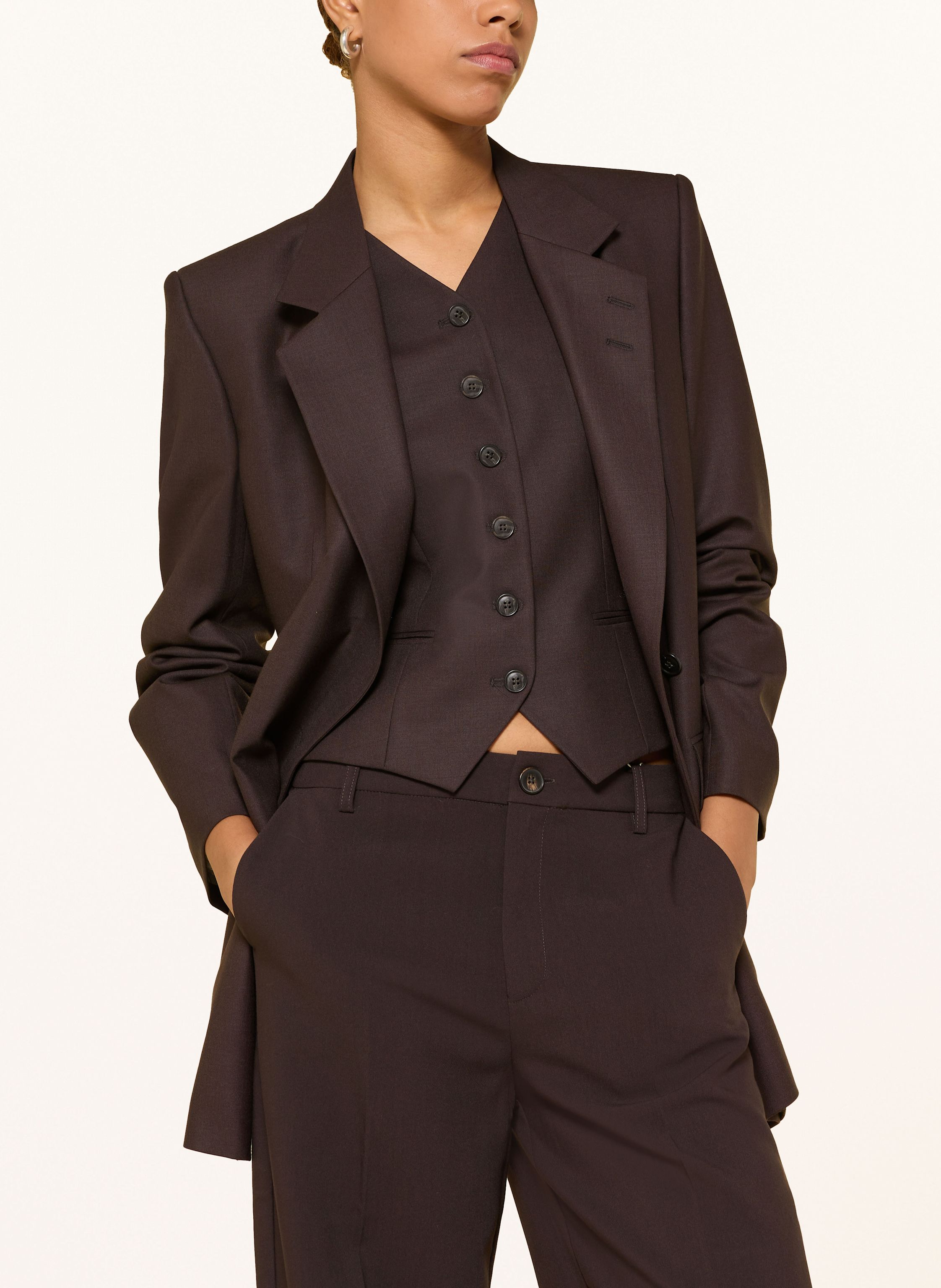 Thumbnail - Tiger Of Sweden Blazerweste Serlie braun