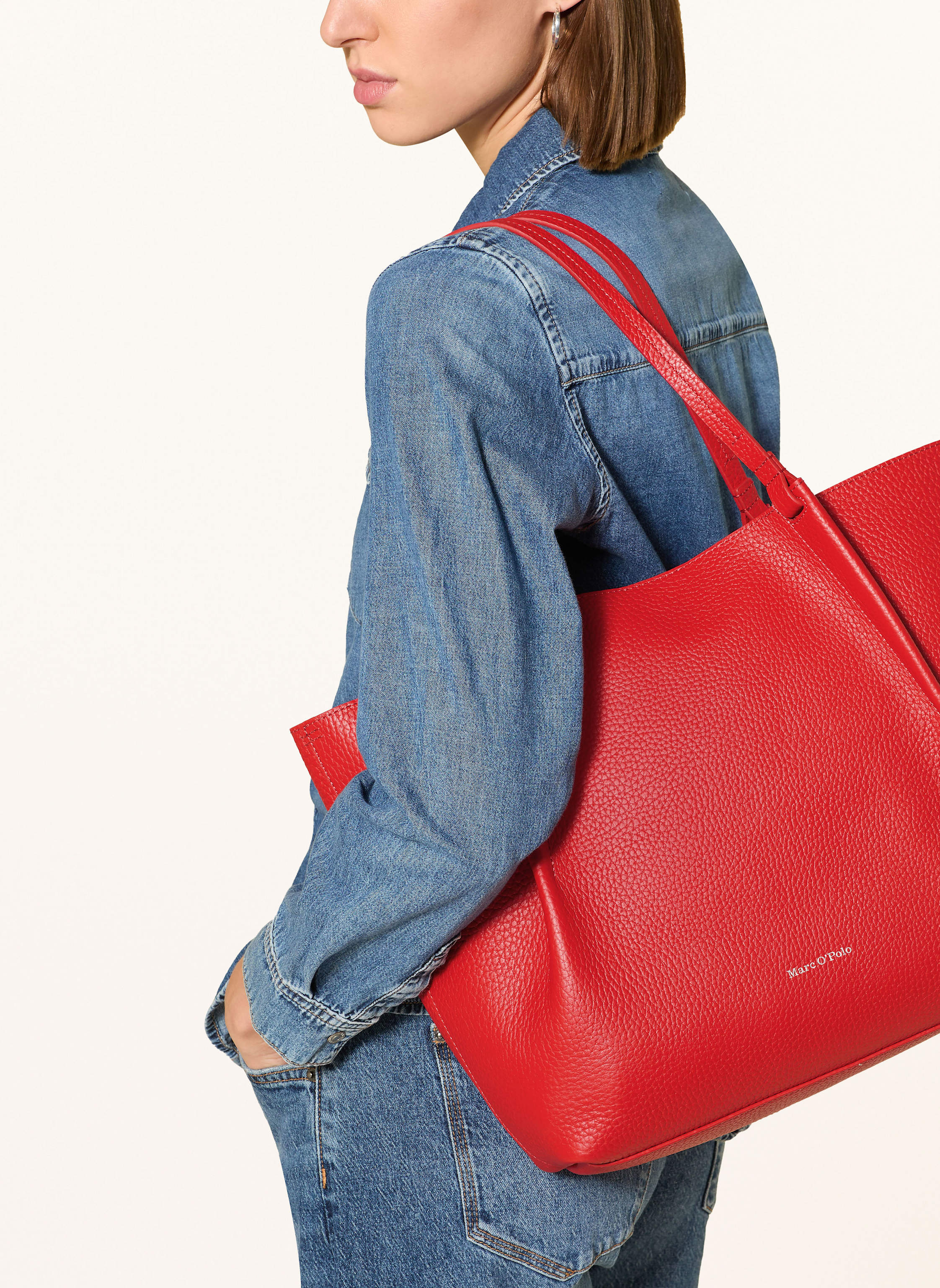 Thumbnail - Marc O'polo Shopper Belli Medium rot