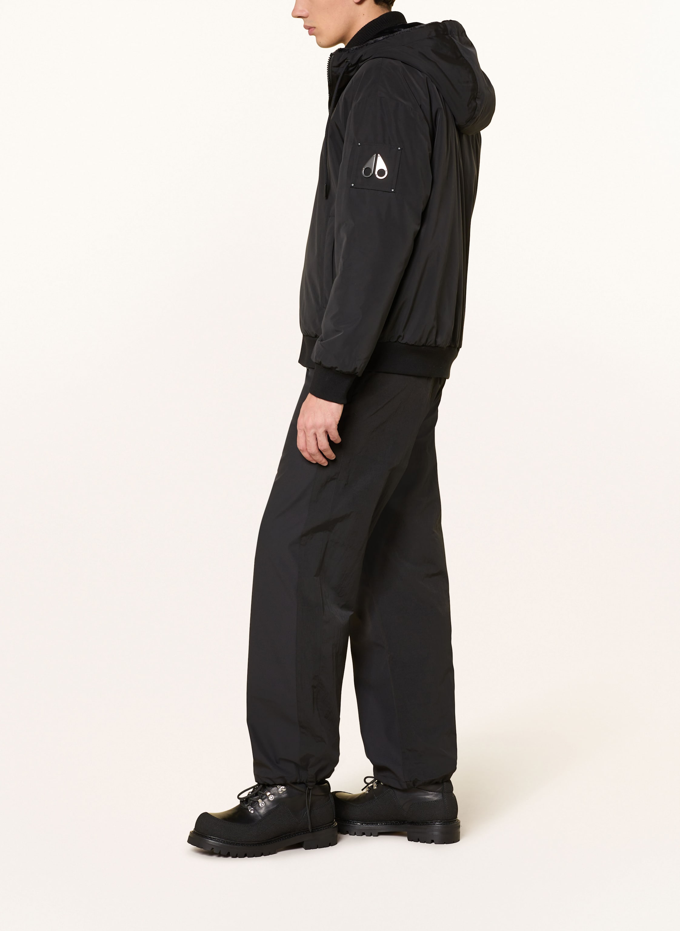 Thumbnail - Moose Knuckles Jacke Roland Rev Bunny Zum Wenden schwarz