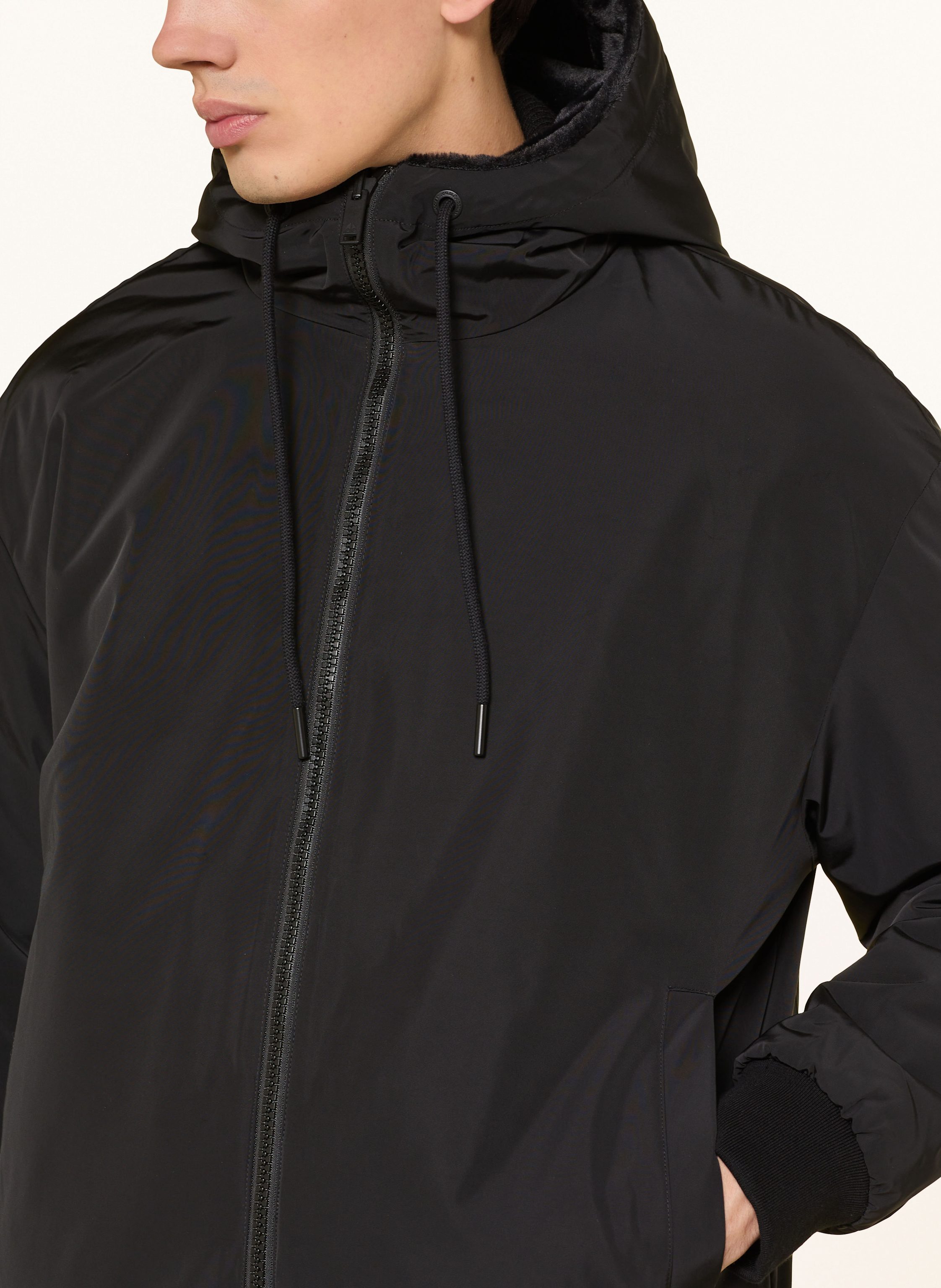 Thumbnail - Moose Knuckles Jacke Roland Rev Bunny Zum Wenden schwarz