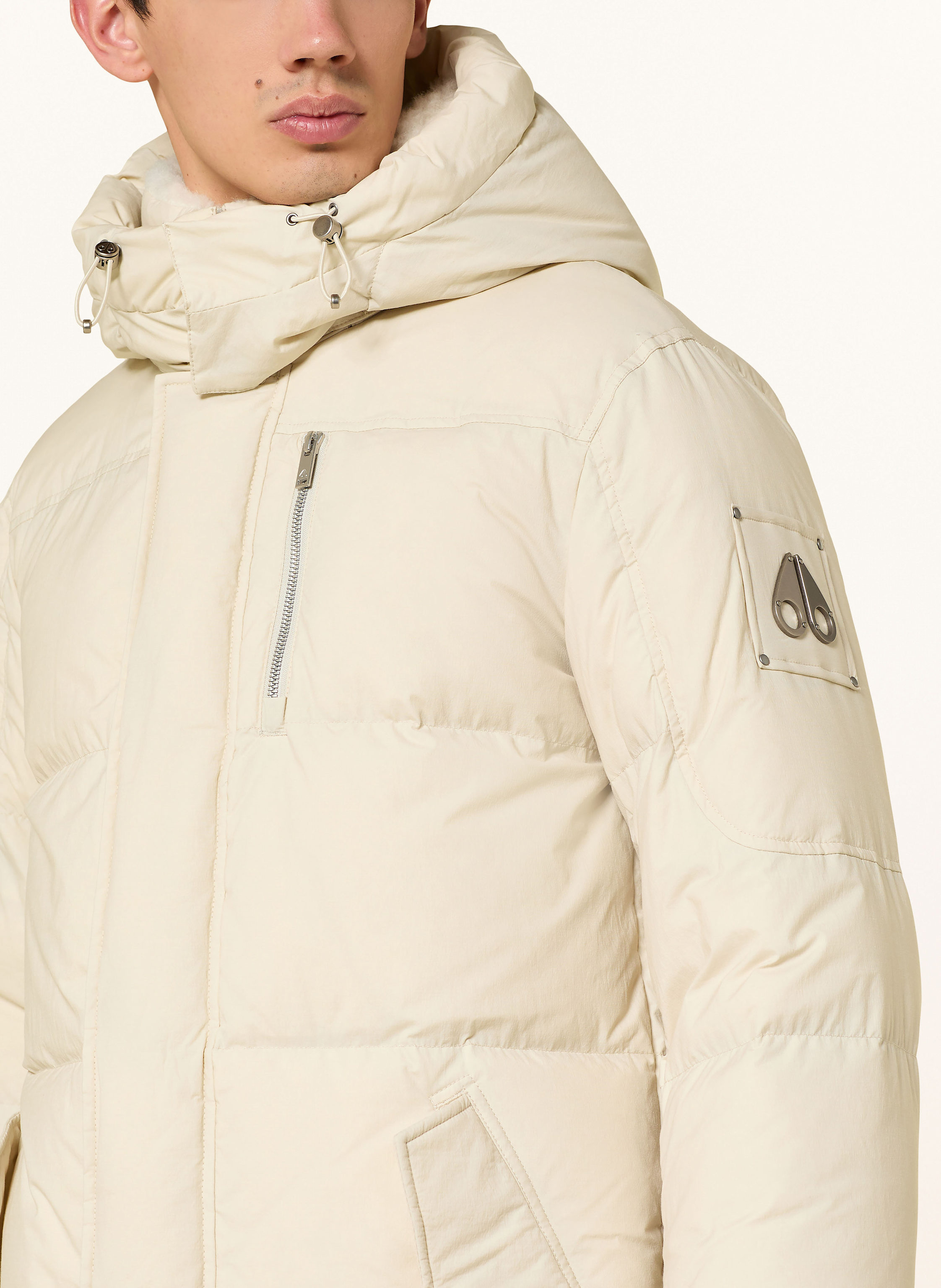 Thumbnail - Moose Knuckles Daunenjacke Everest weiss