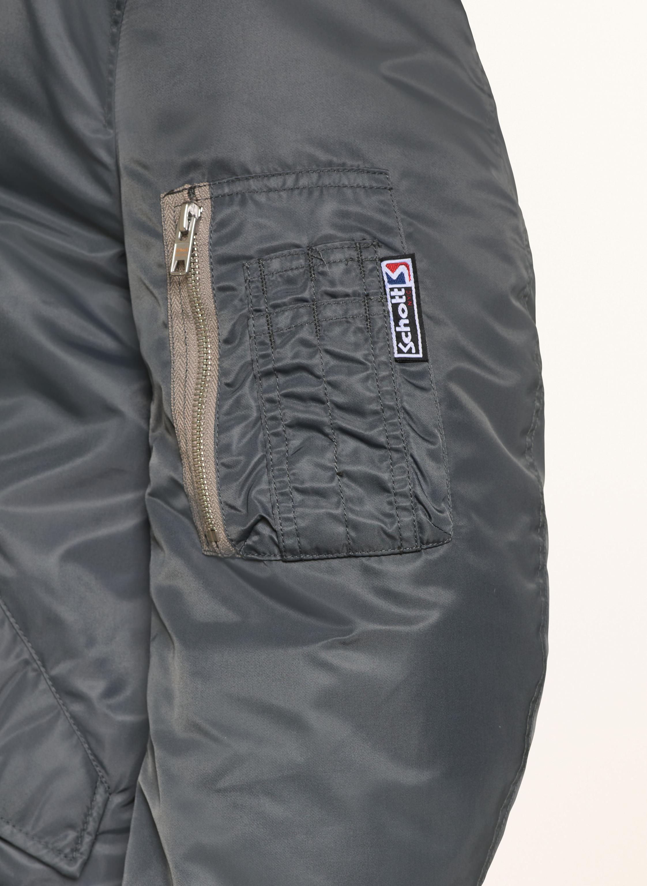 Thumbnail - Schott Nyc Blouson Ma-Camps Rs grau