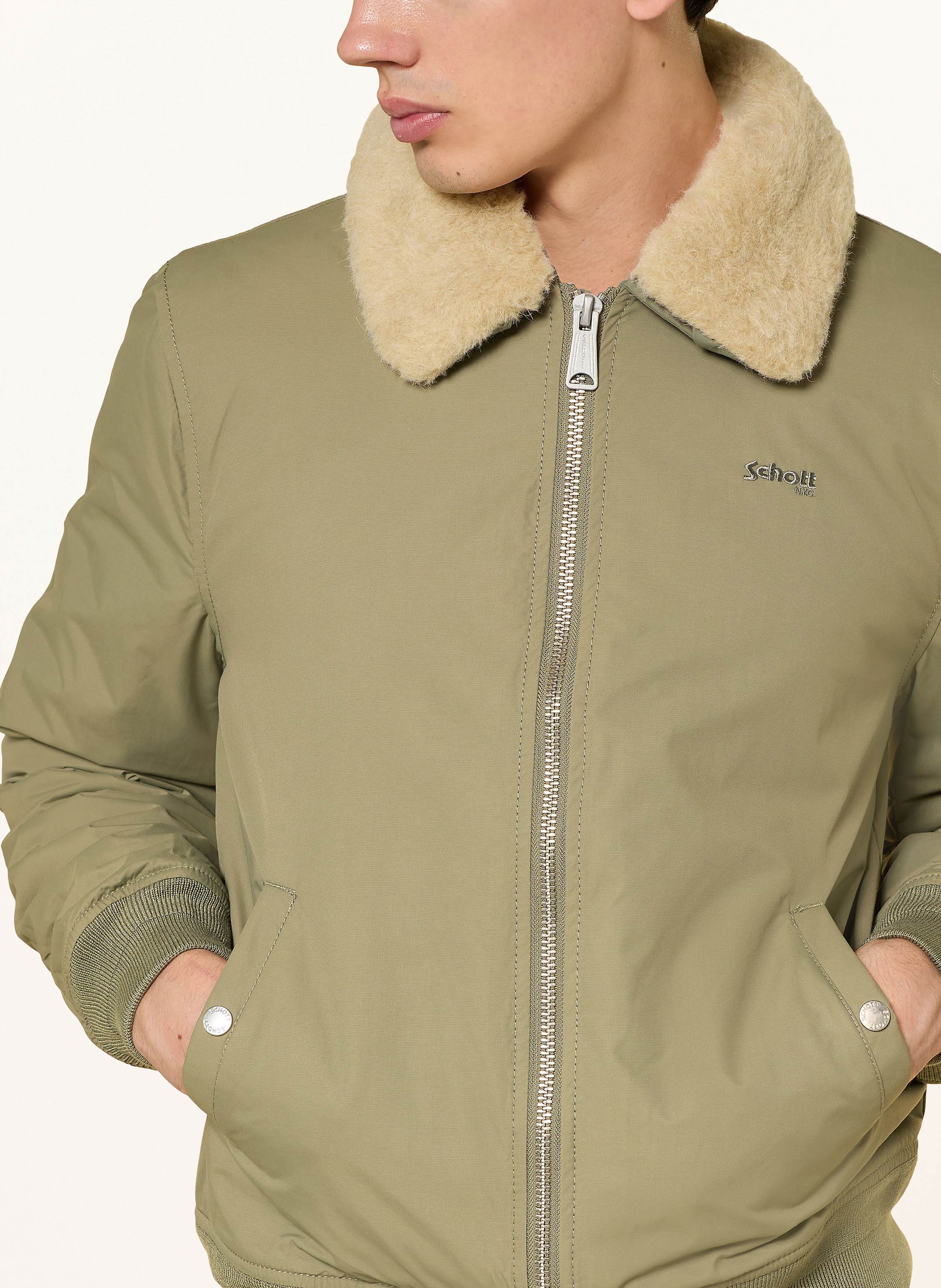 Thumbnail - Schott Nyc Jacke Airkraft 2 gruen