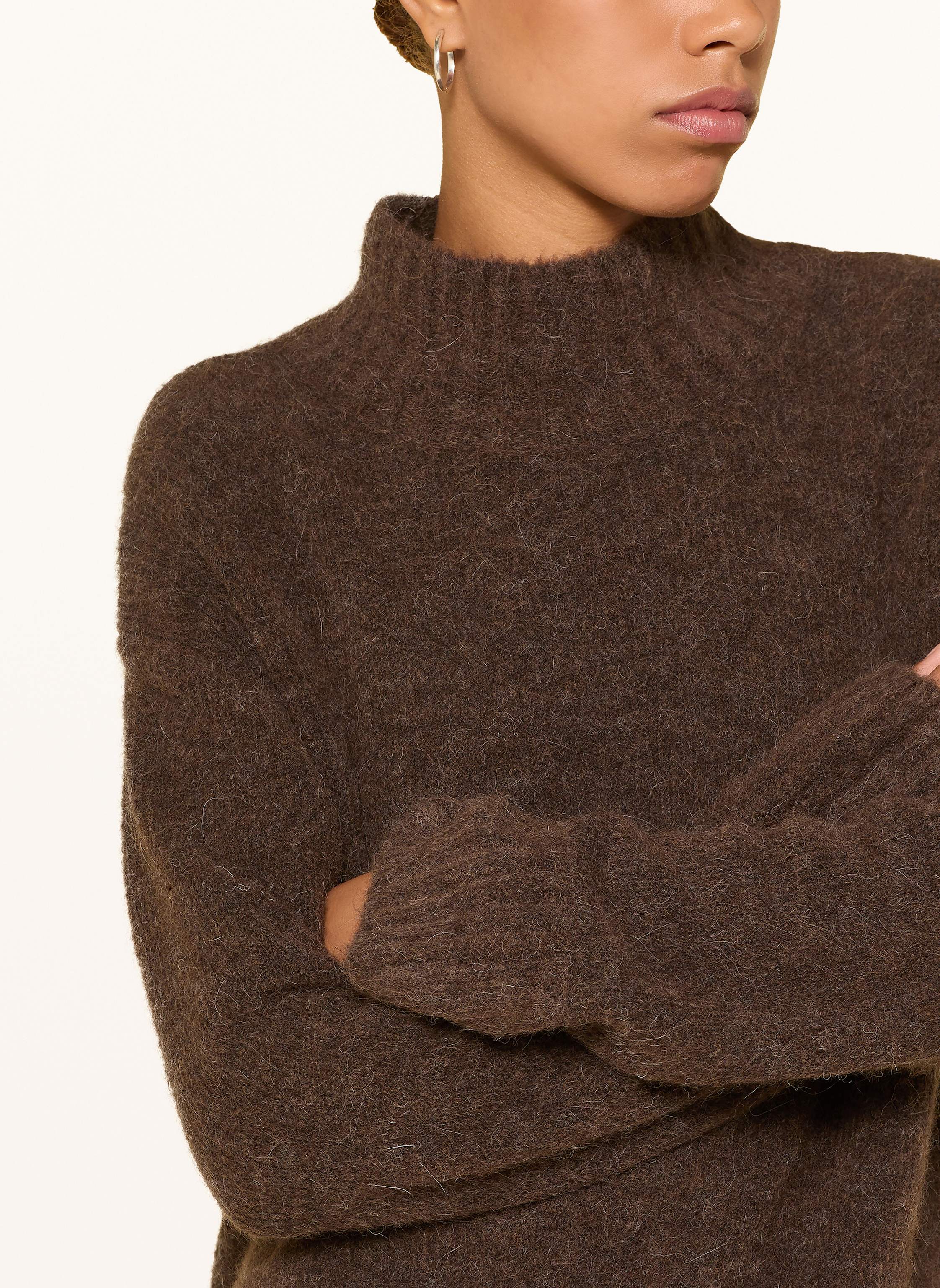 Thumbnail - Mos Mosh Pullover Mmerim Thora Mit Alpaka braun