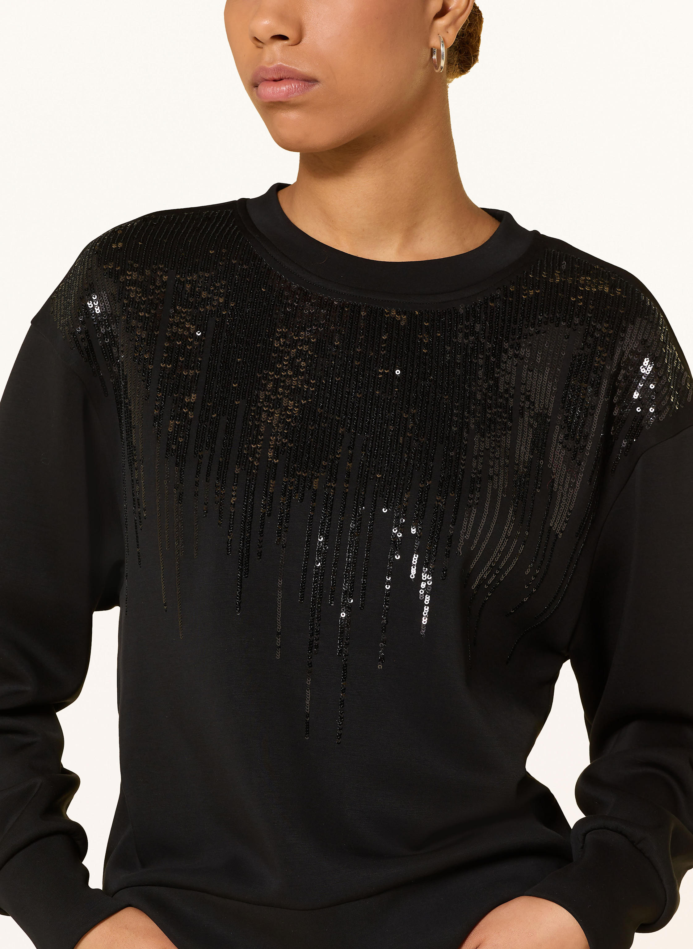 Thumbnail - Mos Mosh Sweatshirt Mmneve Mit Pailletten schwarz