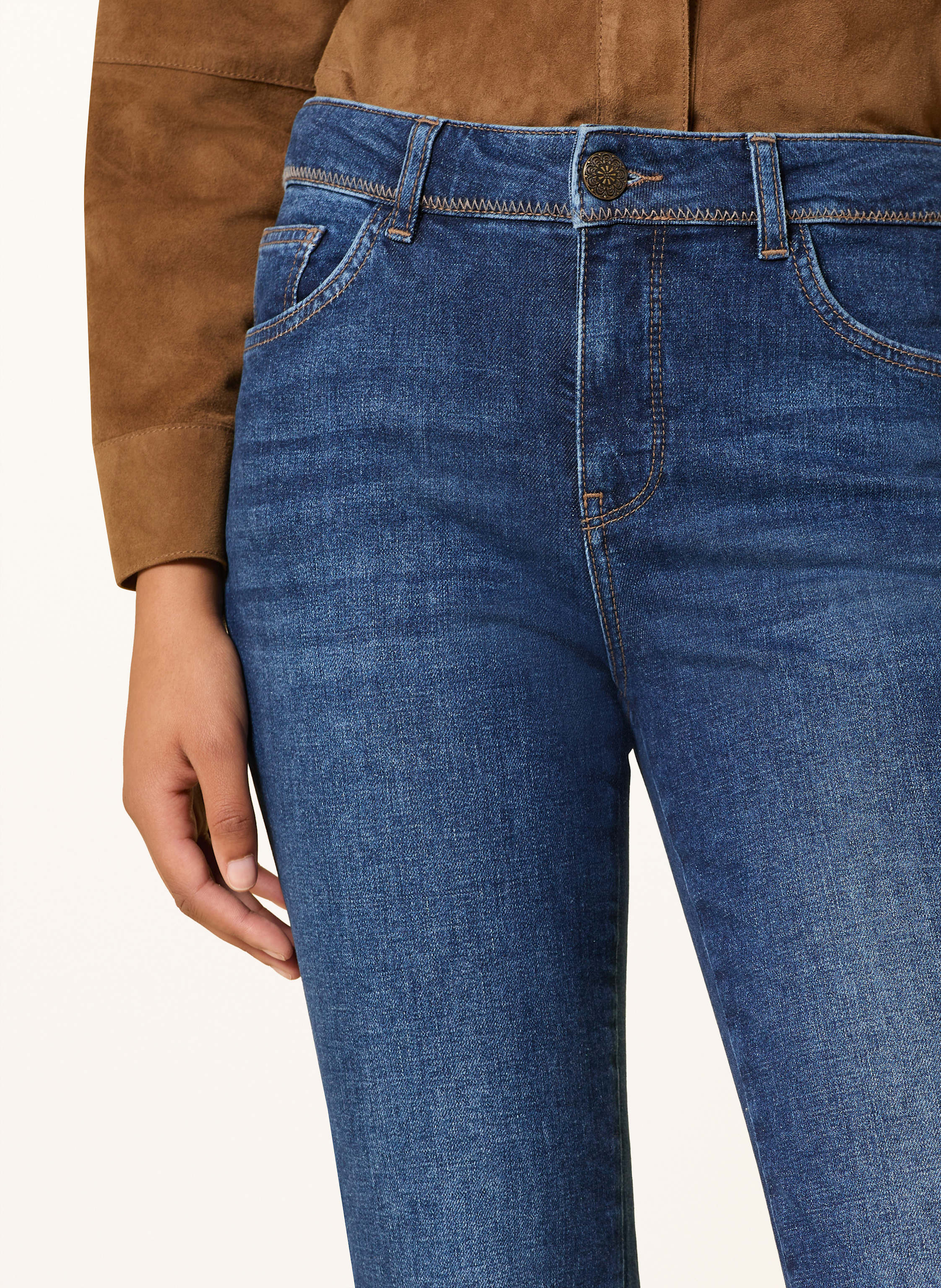 Thumbnail - Mos Mosh Flared Jeans Mmashley blau