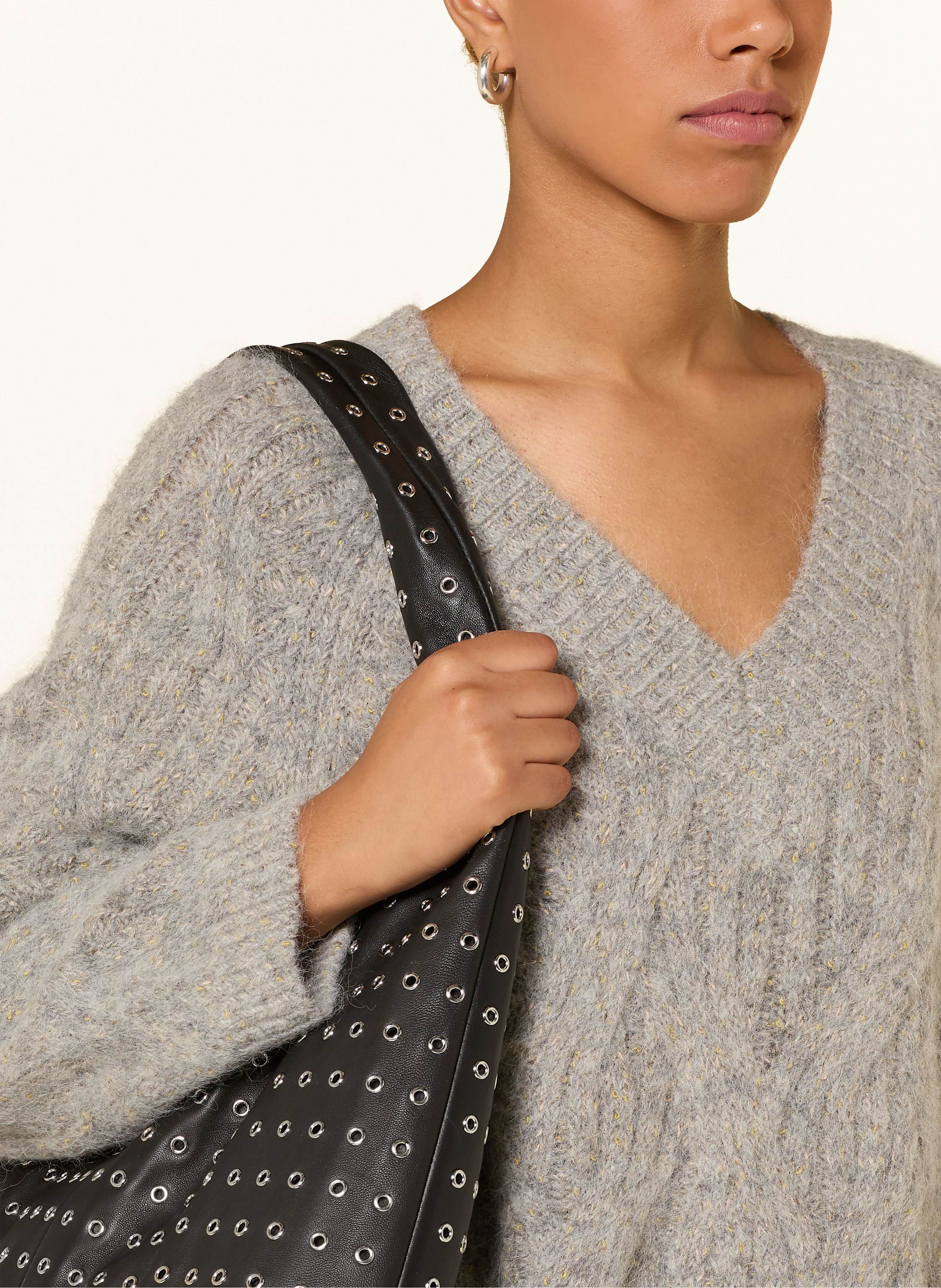 Thumbnail - Mos Mosh Pullover Mmunnur grau