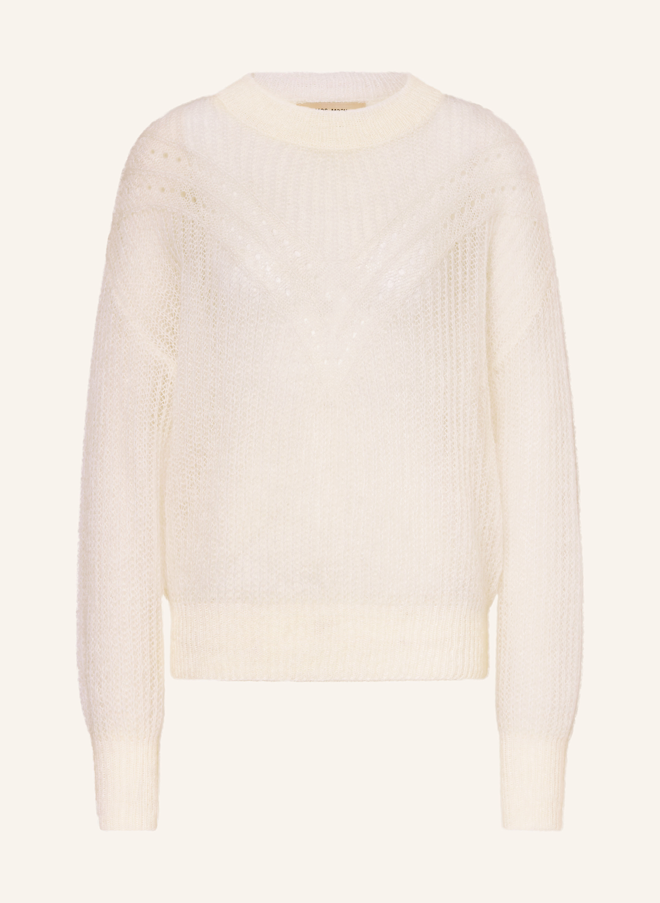 Mos Mosh Pullover Mmsigva Mit Mohair weiss