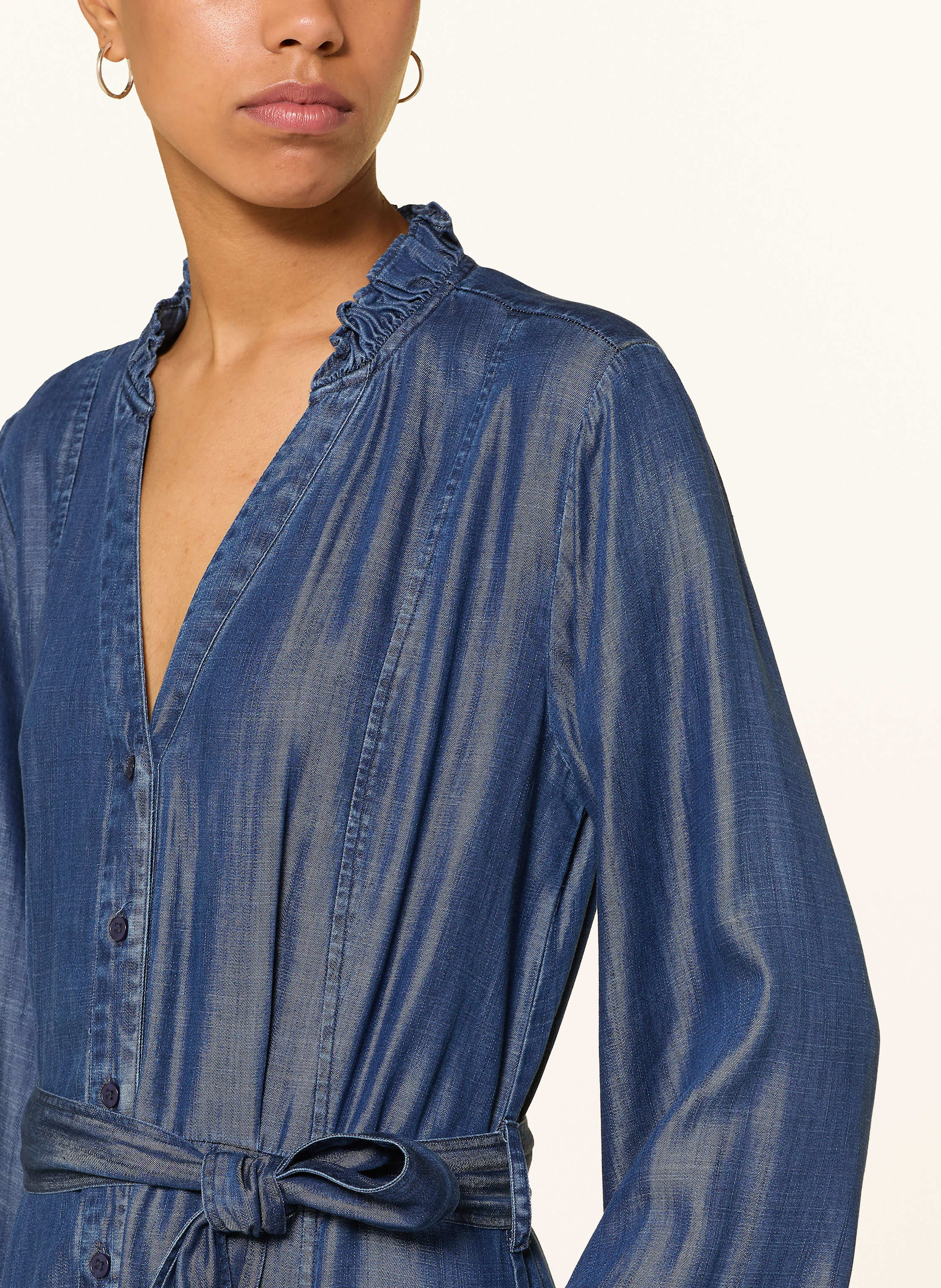 Thumbnail - Mos Mosh Kleid Mmbey In Jeansoptik blau