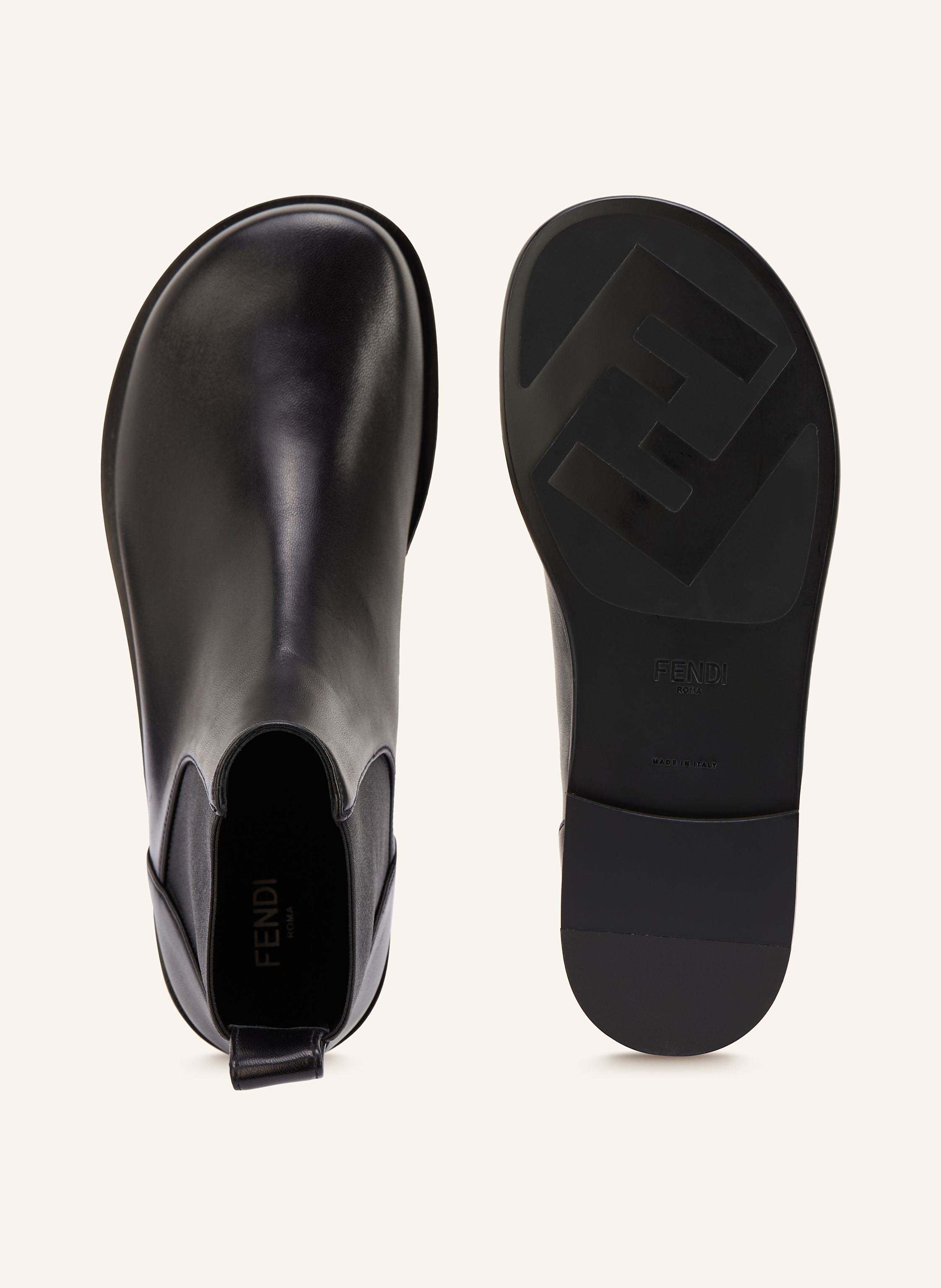 Thumbnail - Fendi Chelsea-Boots schwarz