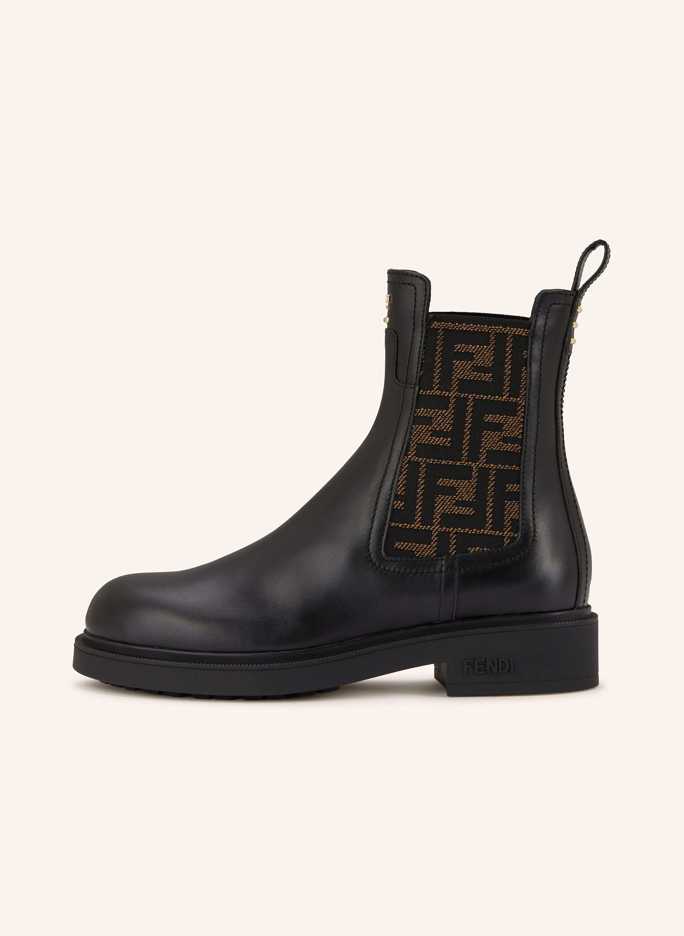 Thumbnail - Fendi Chelsea-Boots schwarz