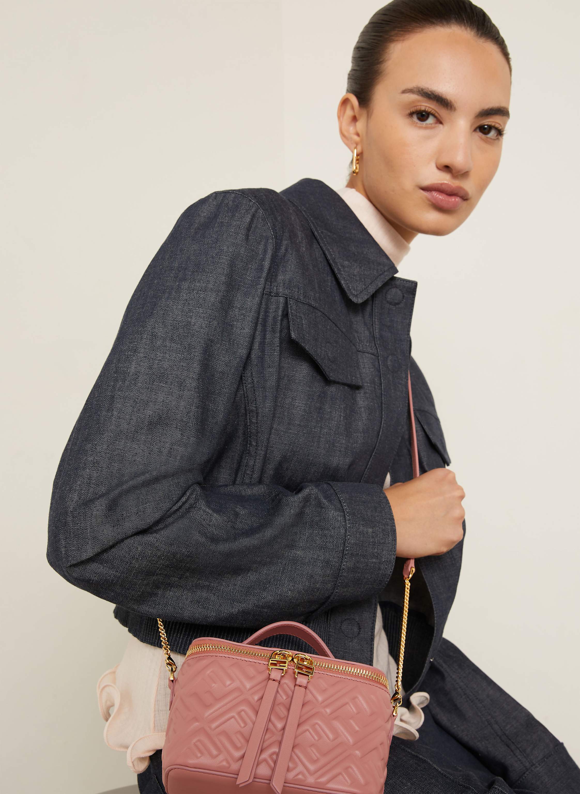 Thumbnail - Fendi Umhängetasche rosa