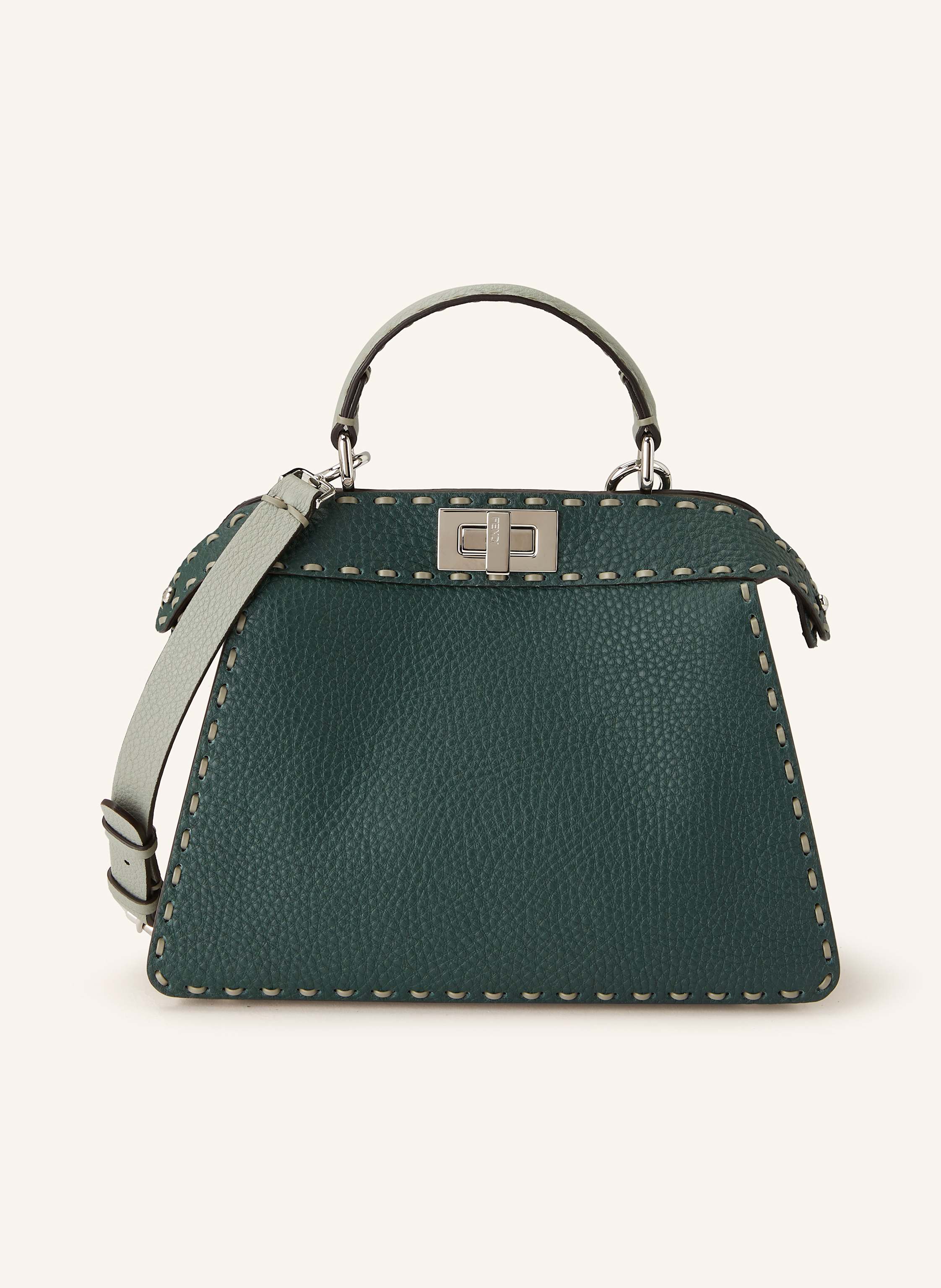 Fendi Fendi Handtasche Peekaboo Iseeu gruen in PETROL