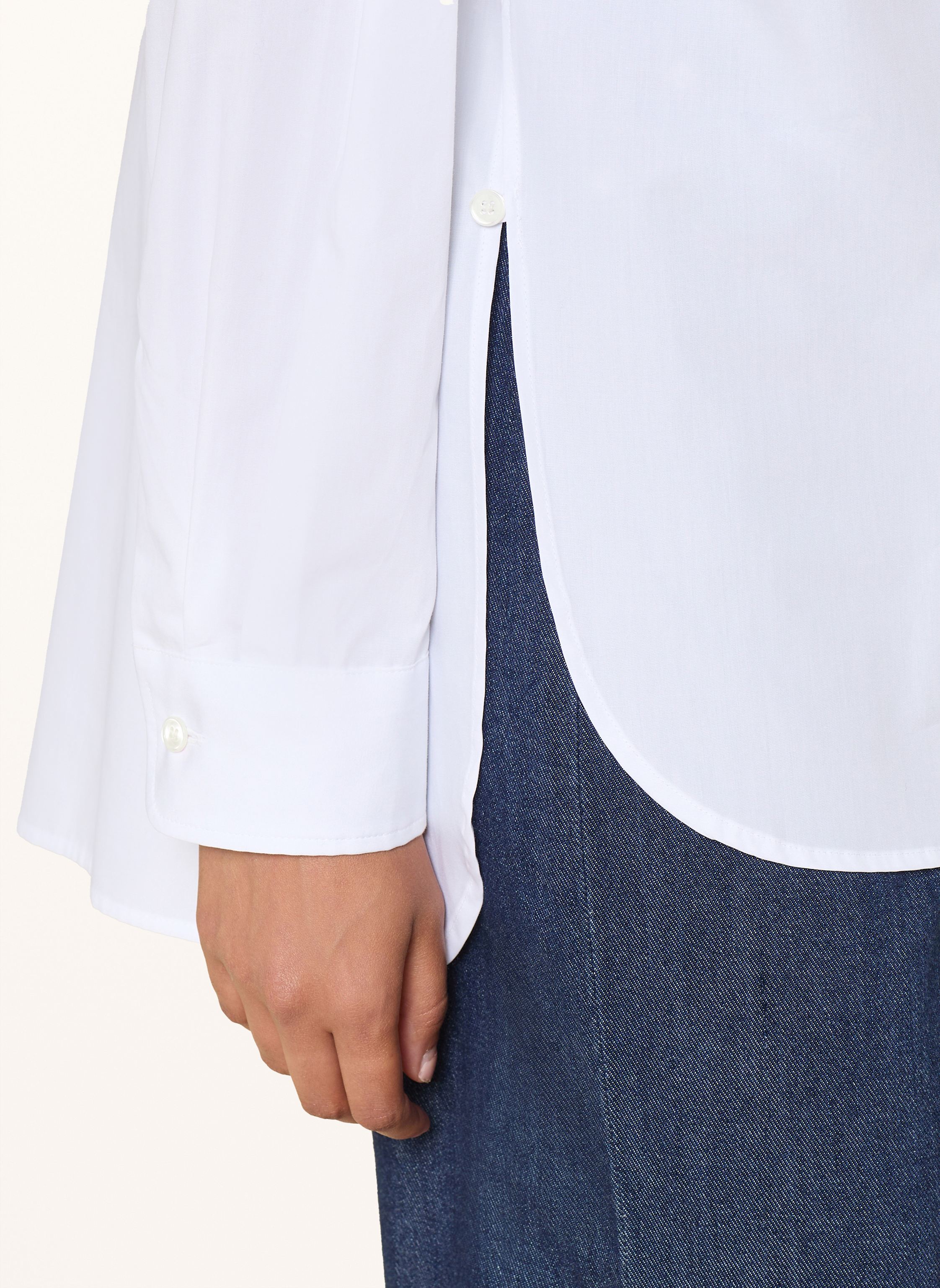 Thumbnail - Robert Friedman Oversized-Hemdbluse weiss