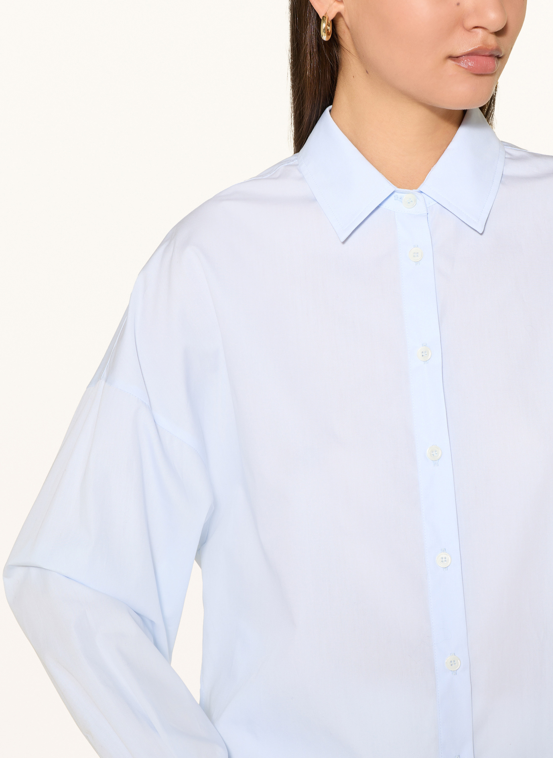 Thumbnail - Robert Friedman Oversized-Hemdbluse blau