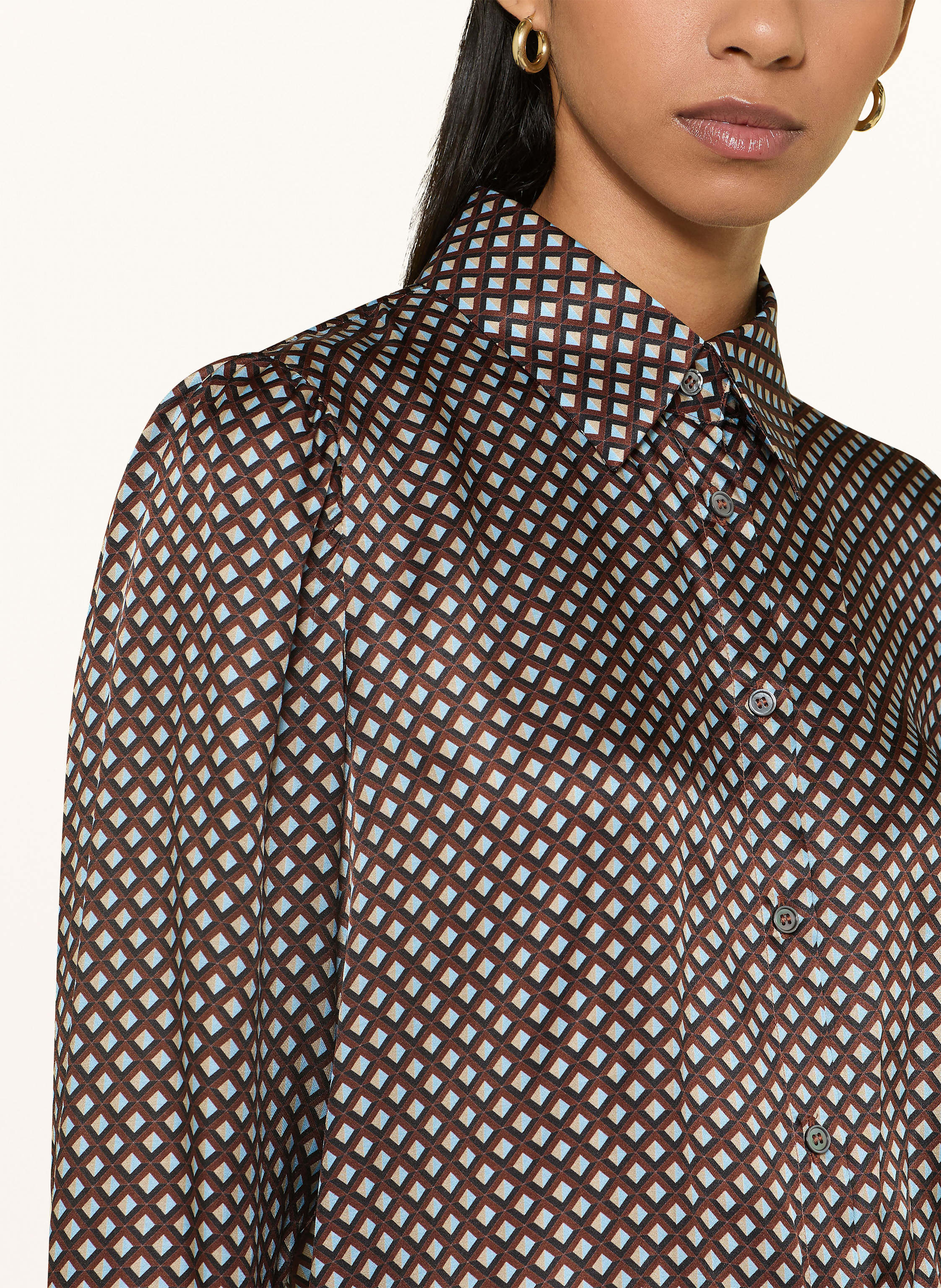 Thumbnail - Robert Friedman Hemdbluse braun