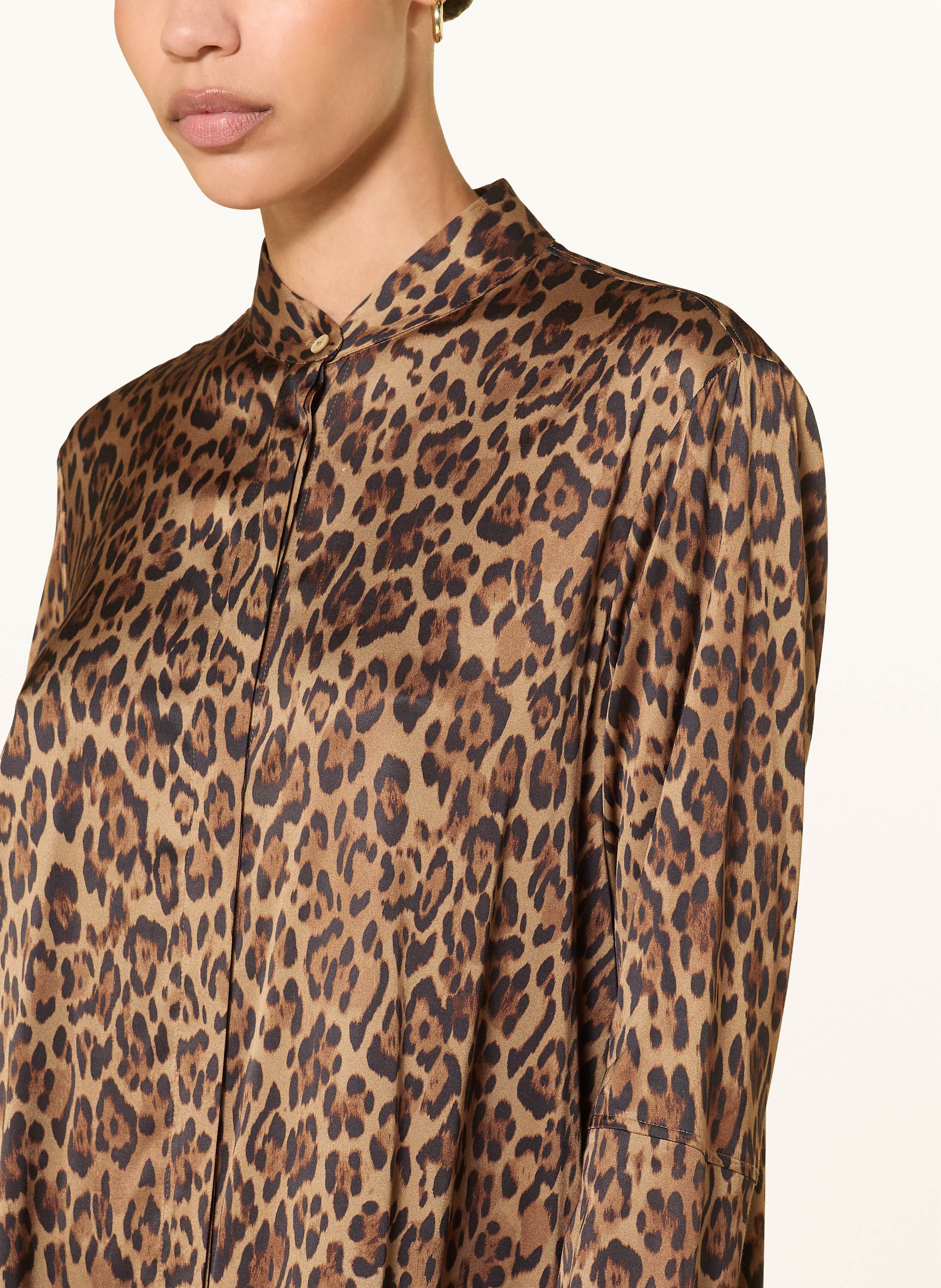 Thumbnail - Robert Friedman Satinkleid Flore braun