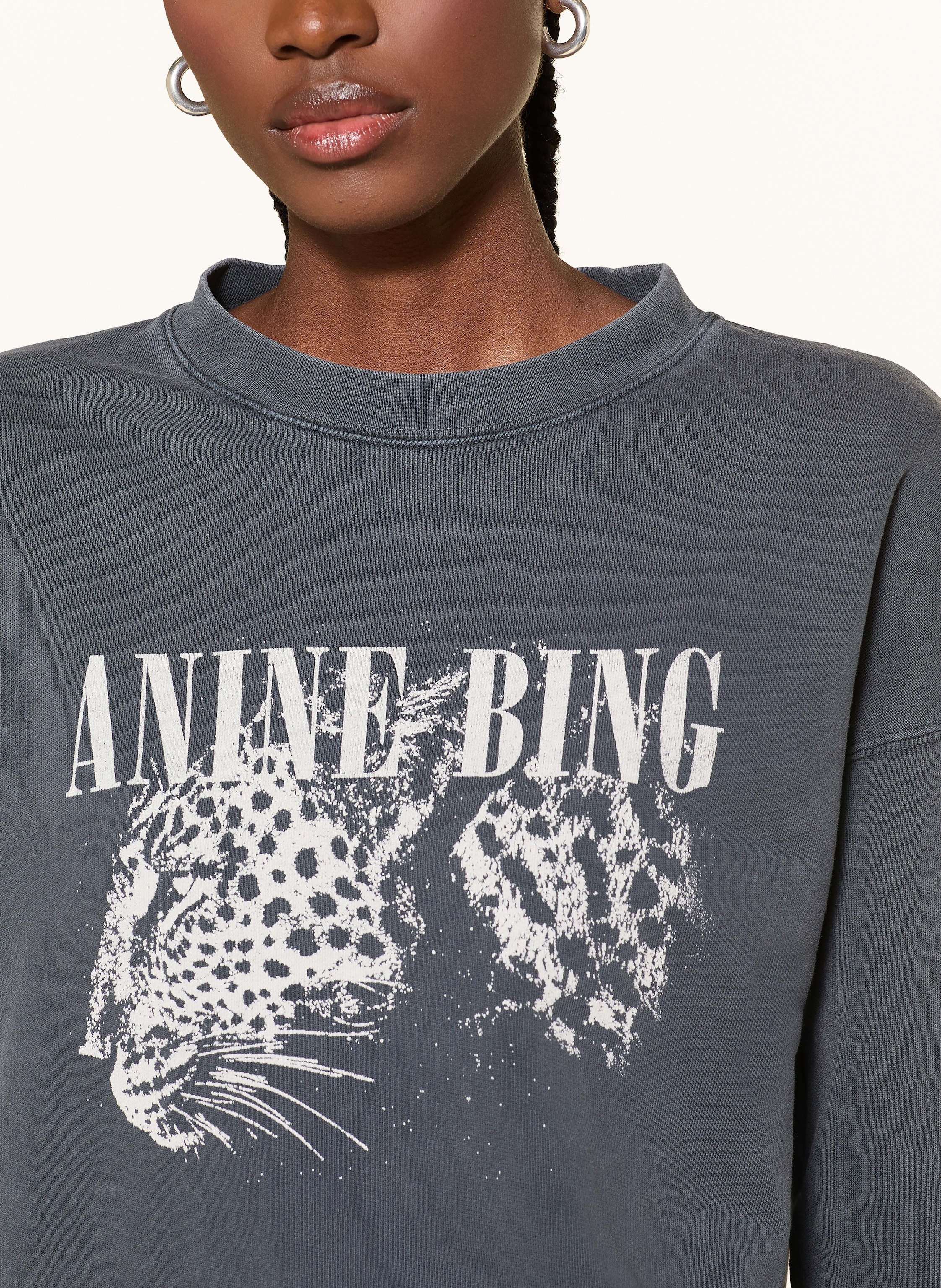 Thumbnail - Anine Bing Sweatshirt Spencer grau
