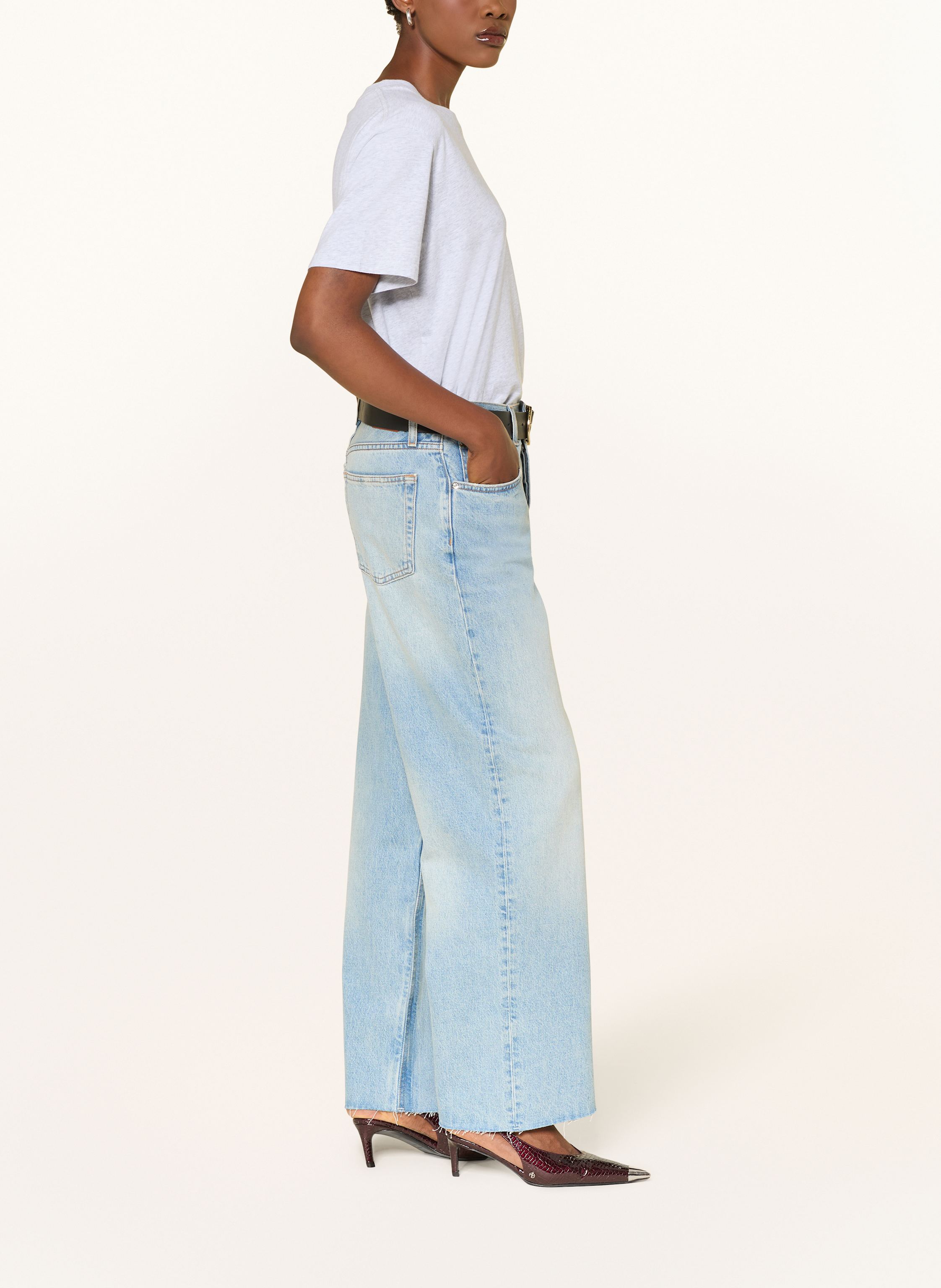 Thumbnail - Anine Bing Straight Leg Jeans Manon blau