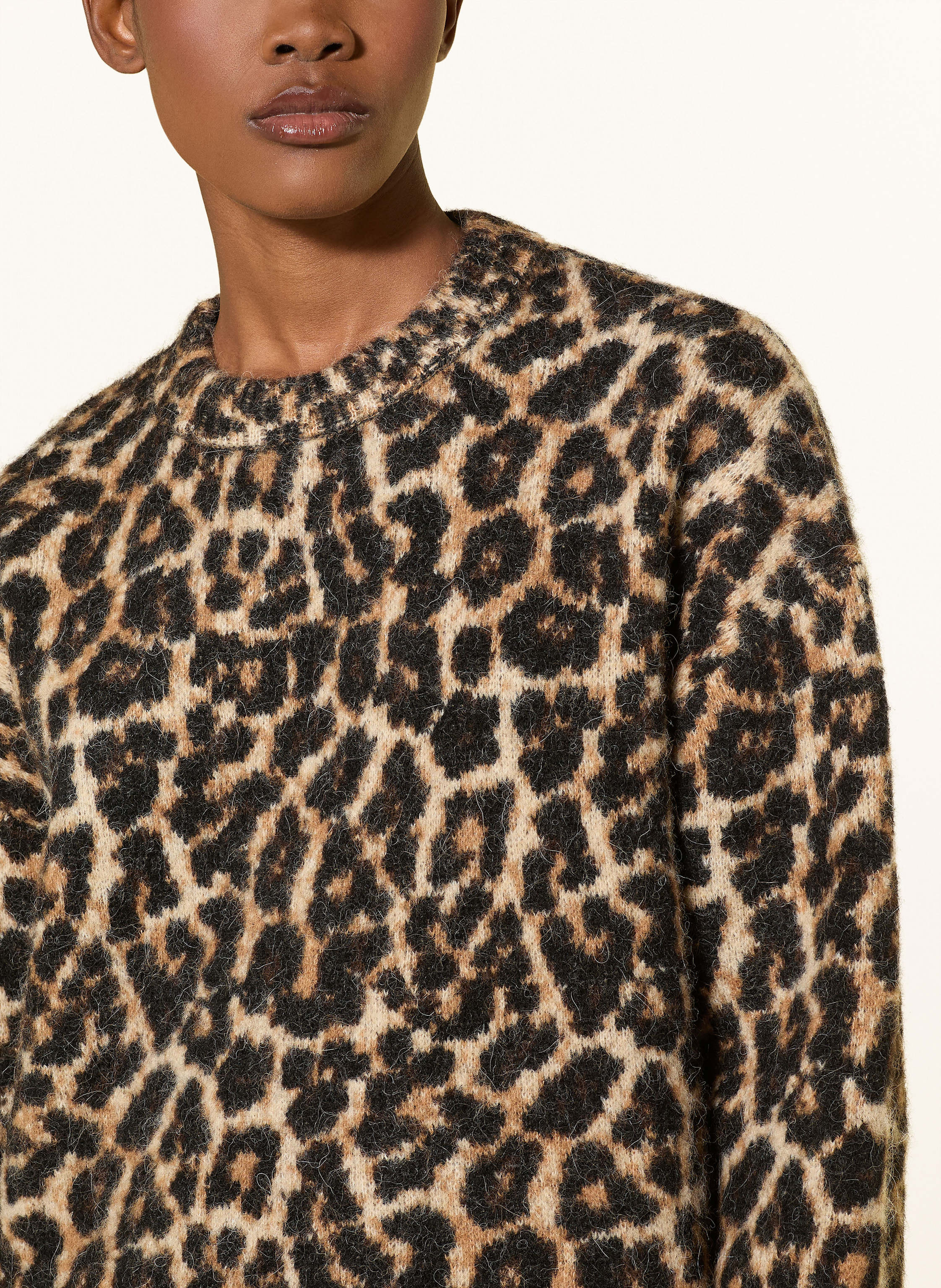 Thumbnail - Anine Bing Pullover Sydney Mit Alpaka beige