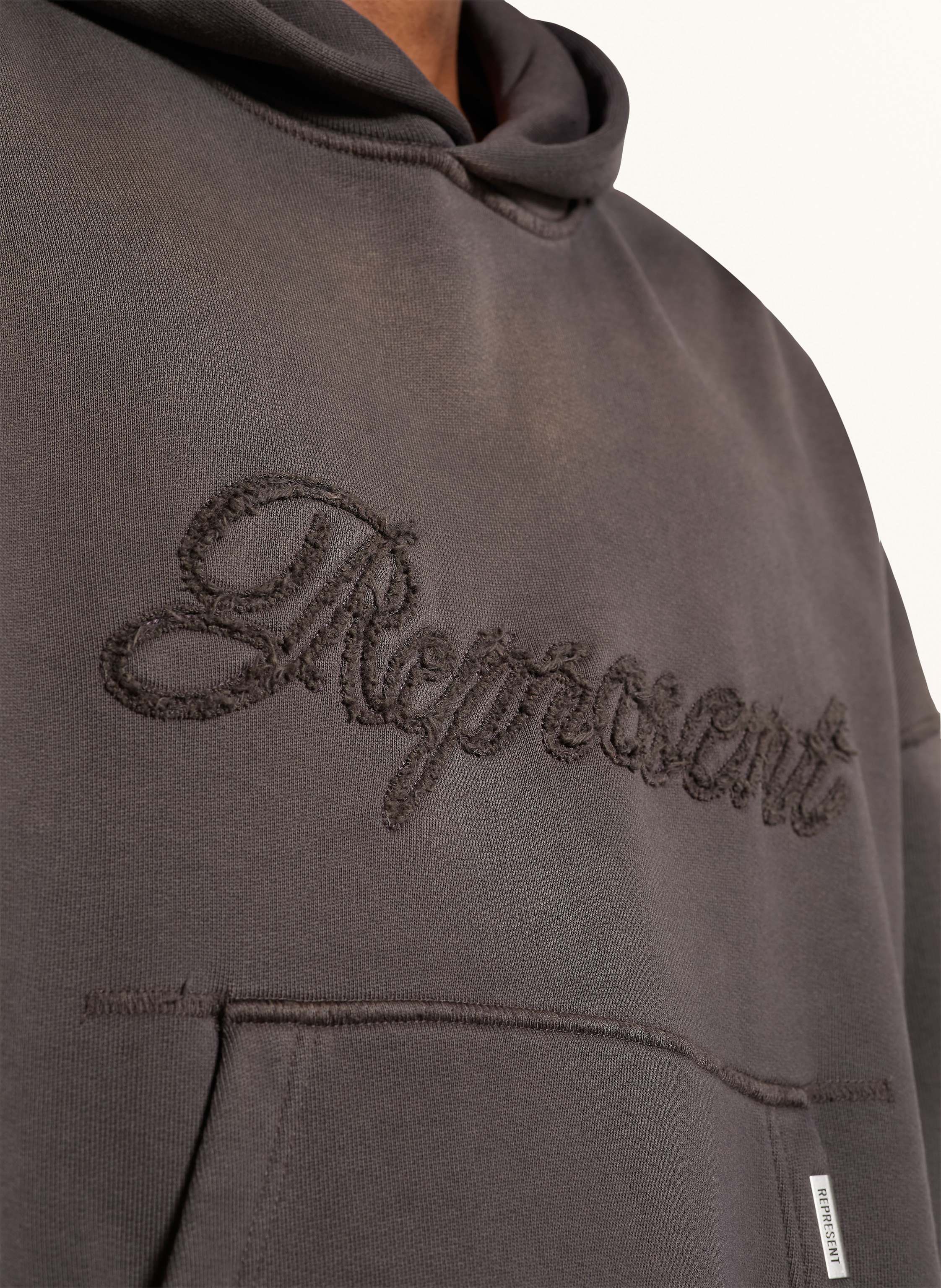 Thumbnail - Represent Hoodie Rep Applique braun