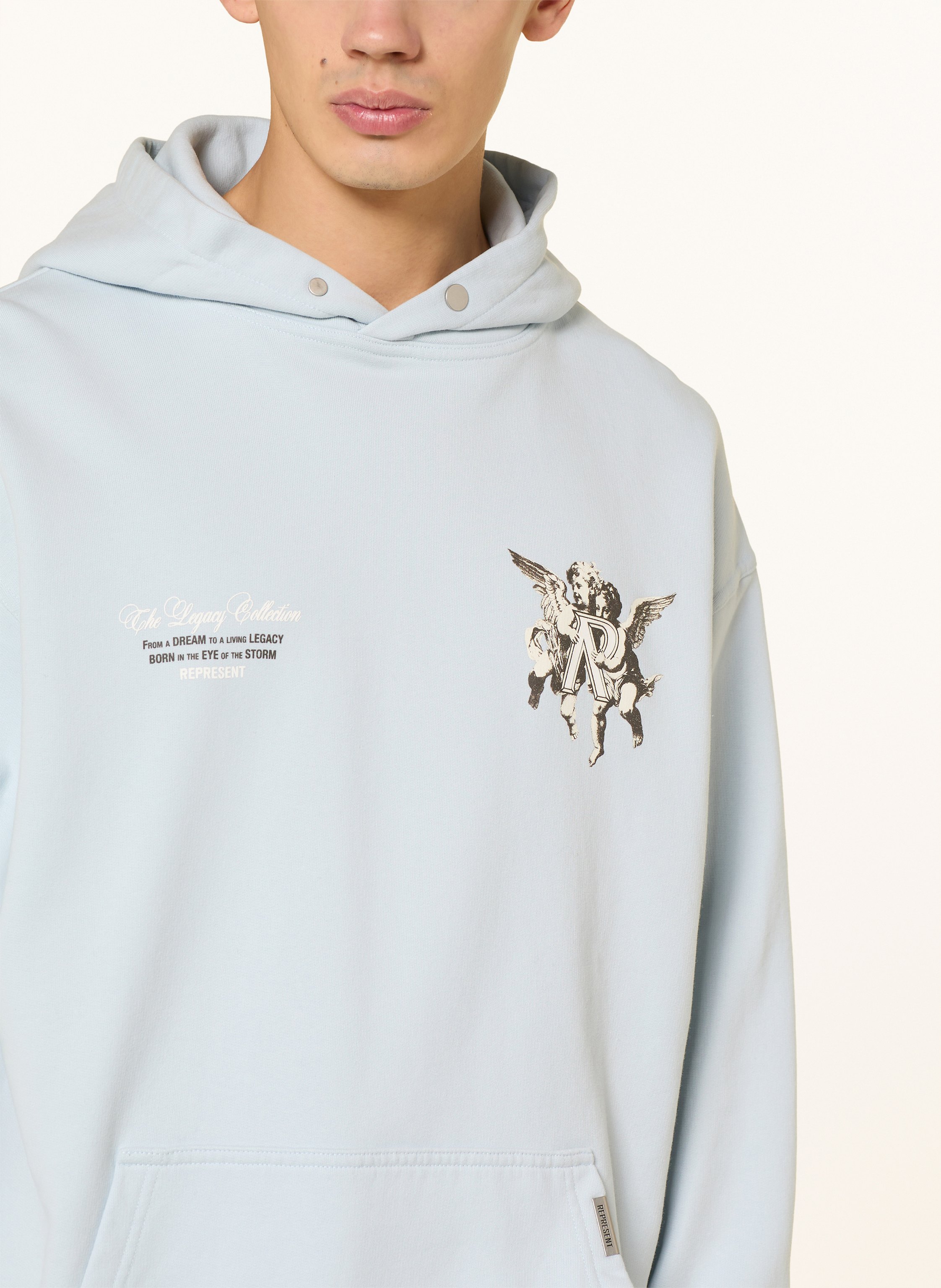 Thumbnail - Represent Oversized-Hoodie blau