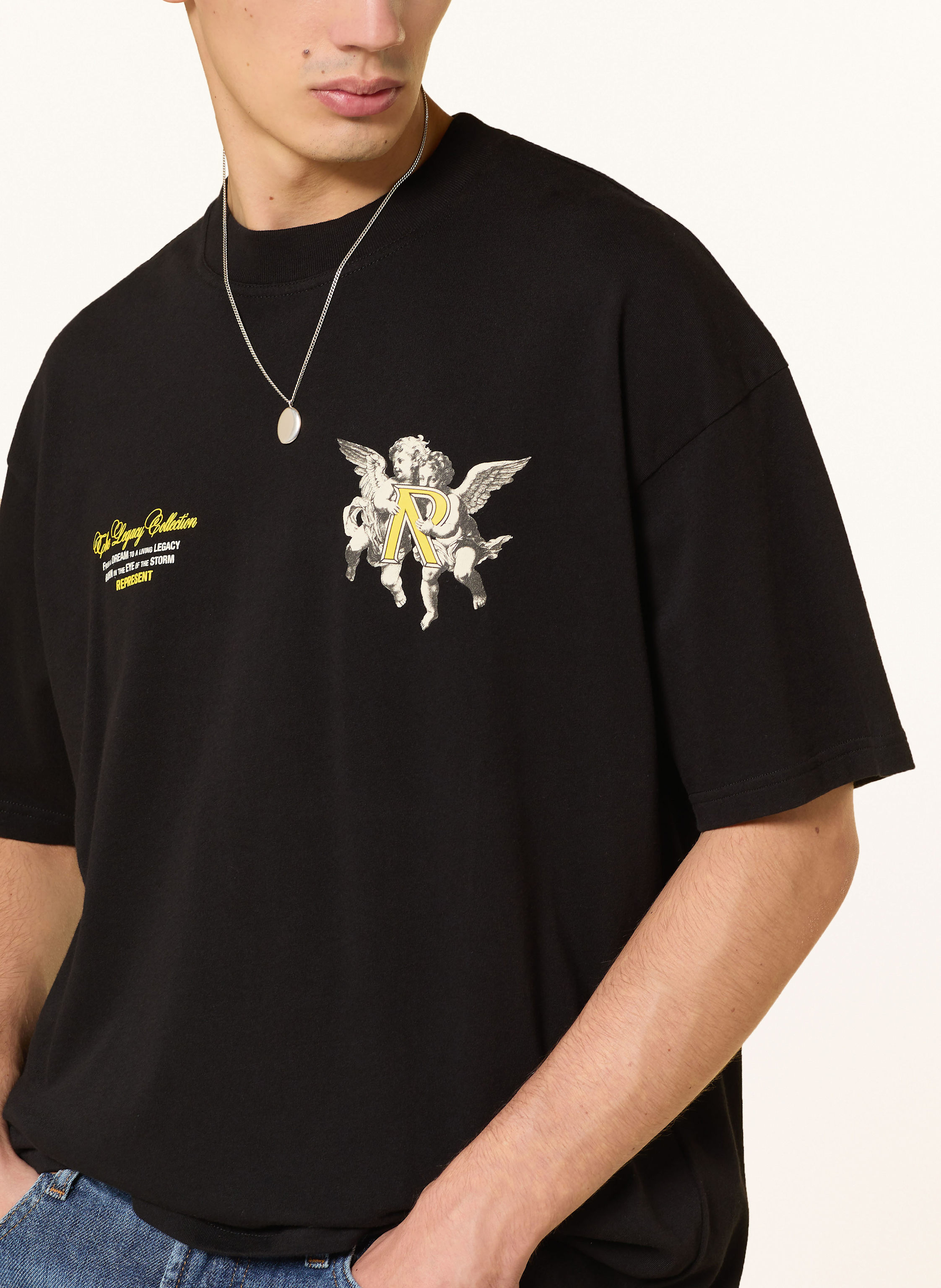 Thumbnail - Represent Oversized-Shirt Legacy Cherubs schwarz