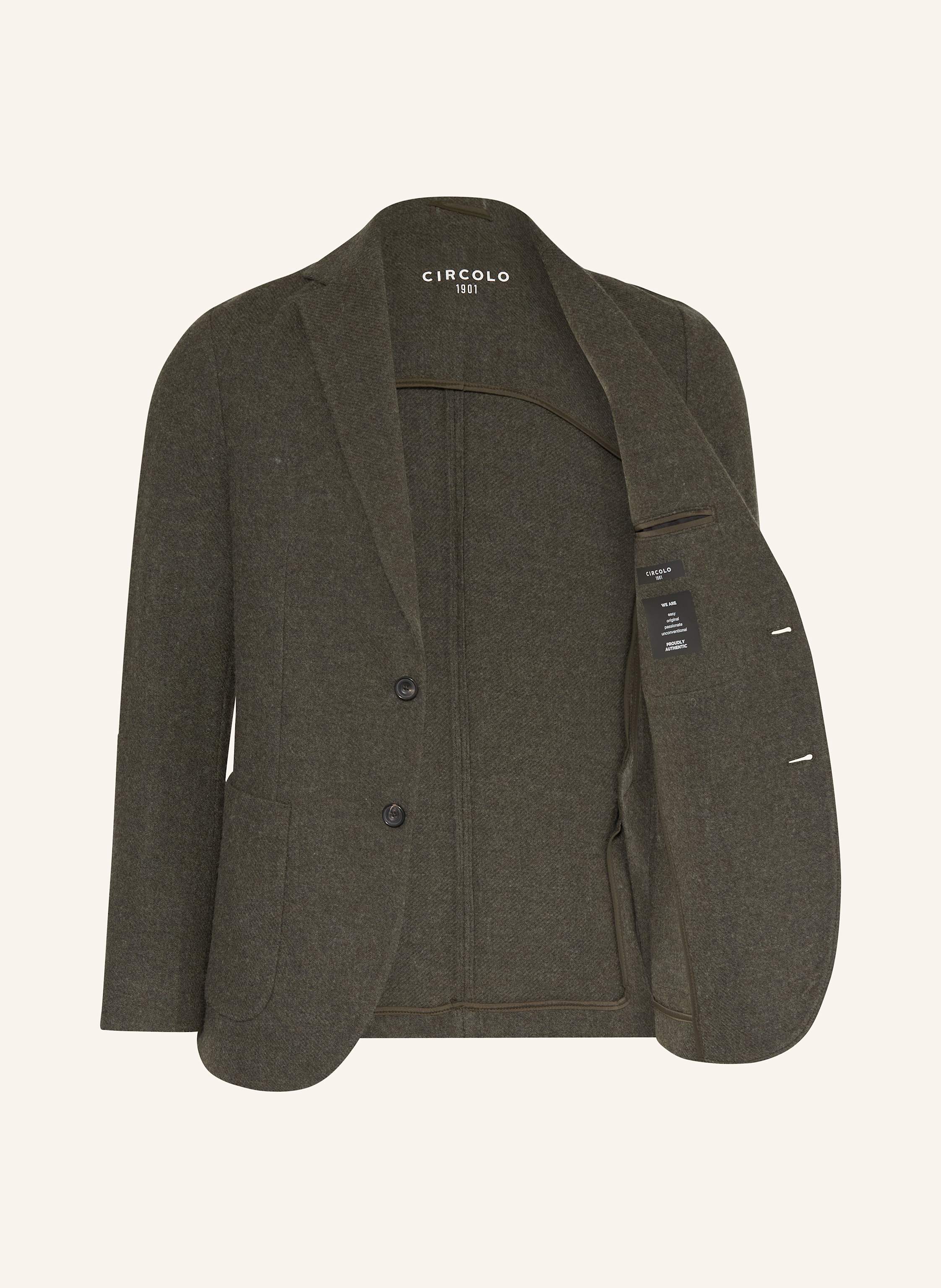 Thumbnail - Circolo 1901 Sakko Extra Slim Fit gruen