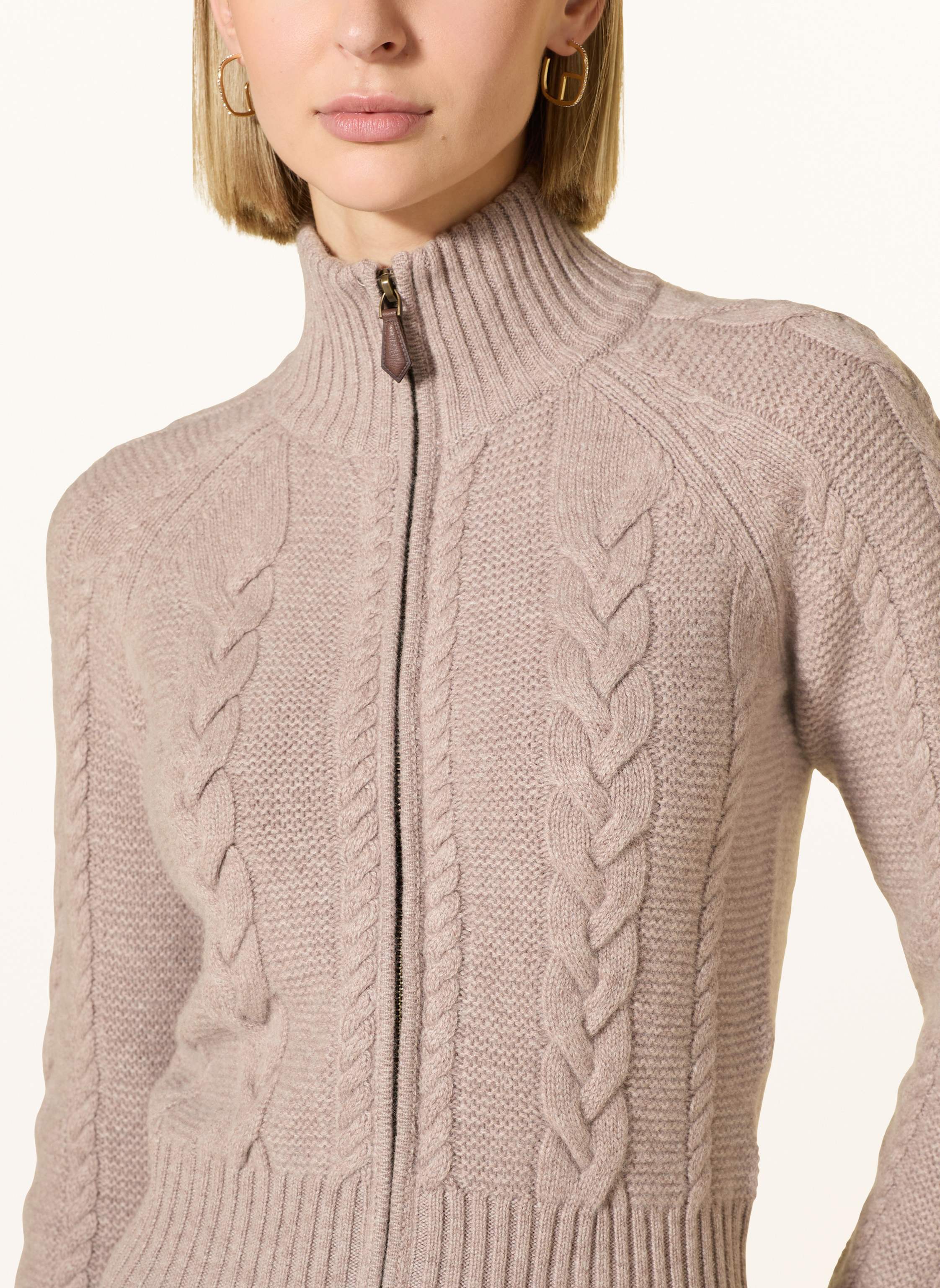 Thumbnail - Habsburg Strickjanker Annabelle Aus Cashmere beige