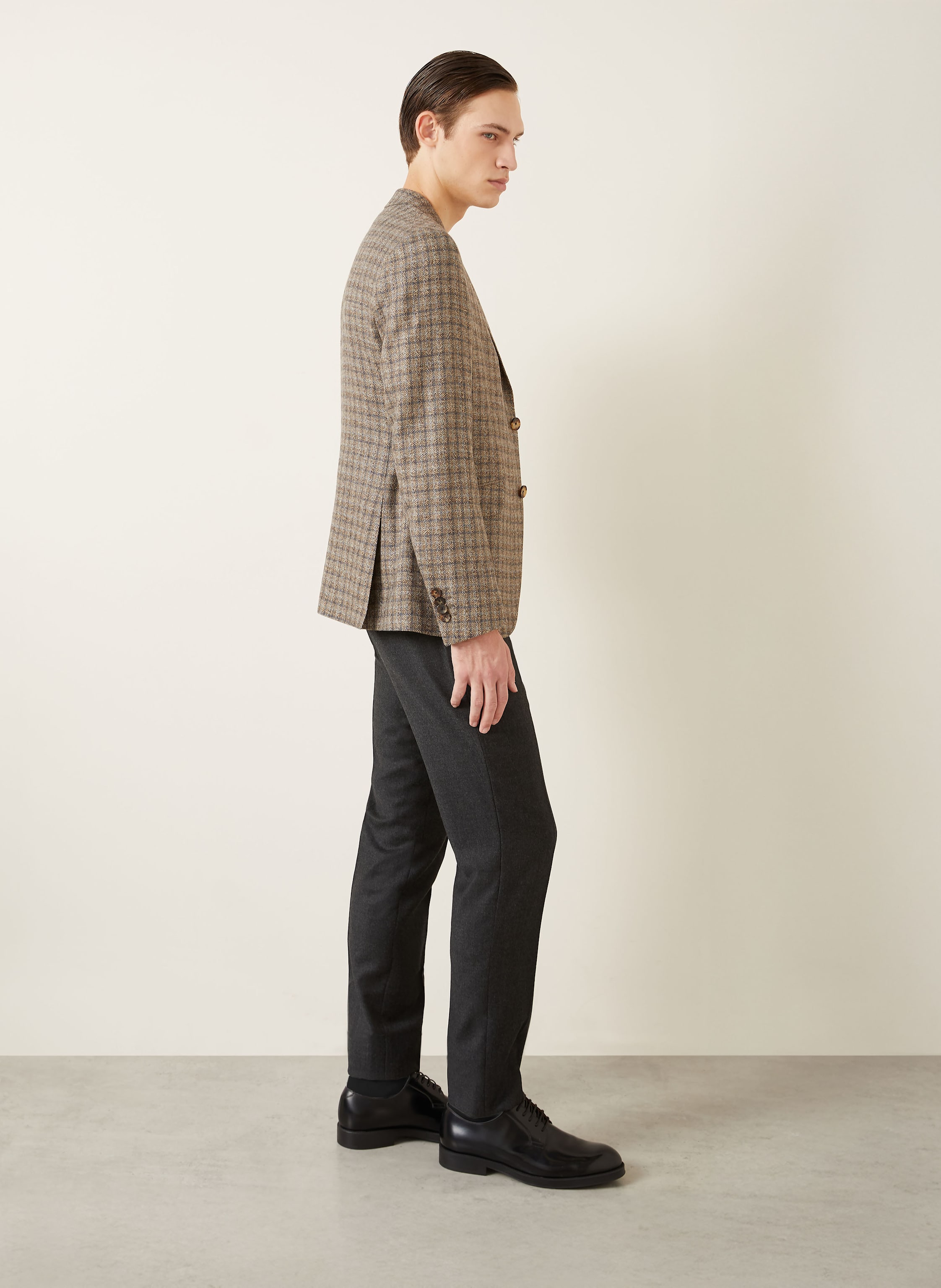 Thumbnail - Brioni Chino Vail Slim Fit grau