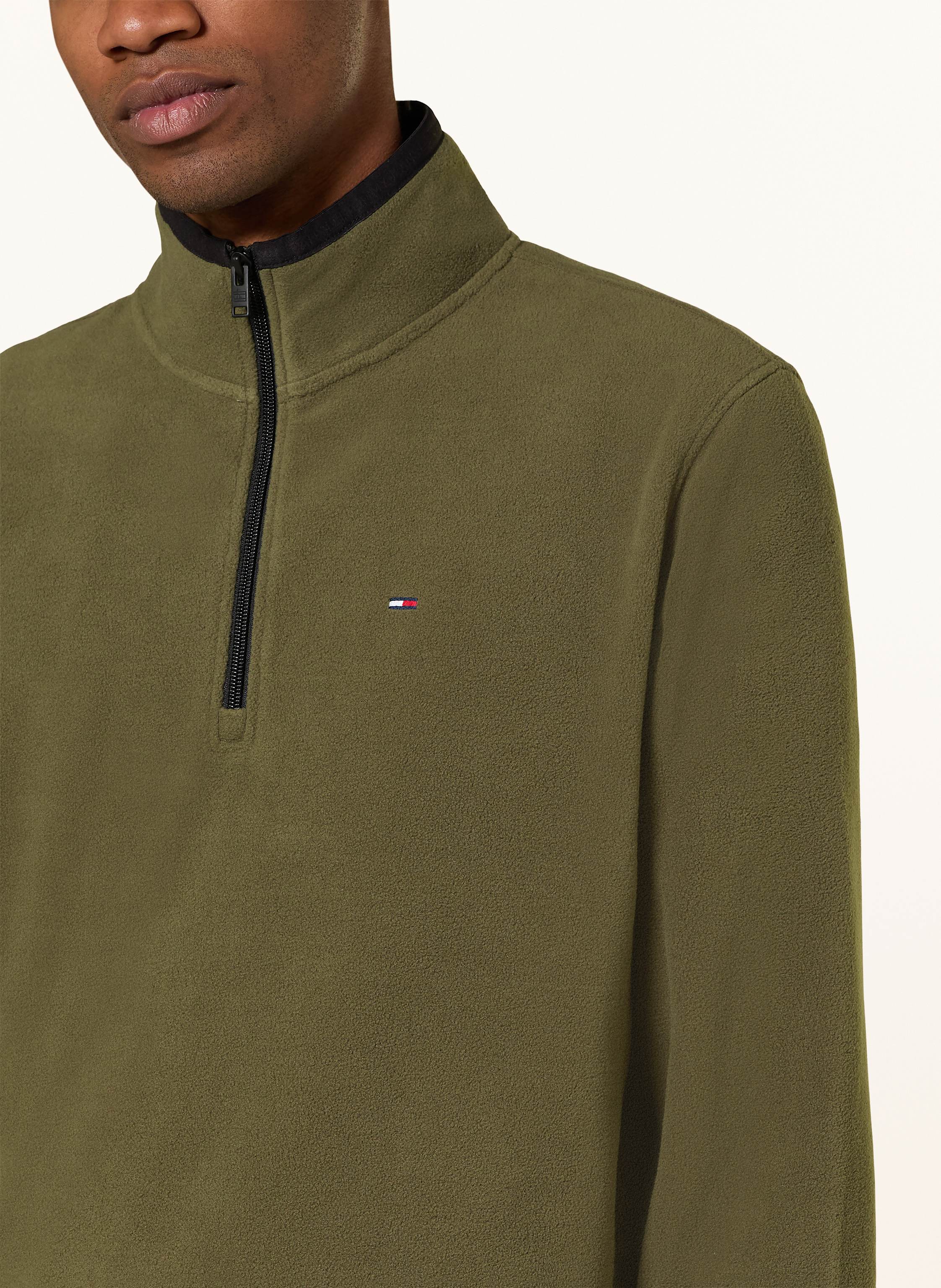 Thumbnail - Tommy Jeans Fleece-Troyer gruen