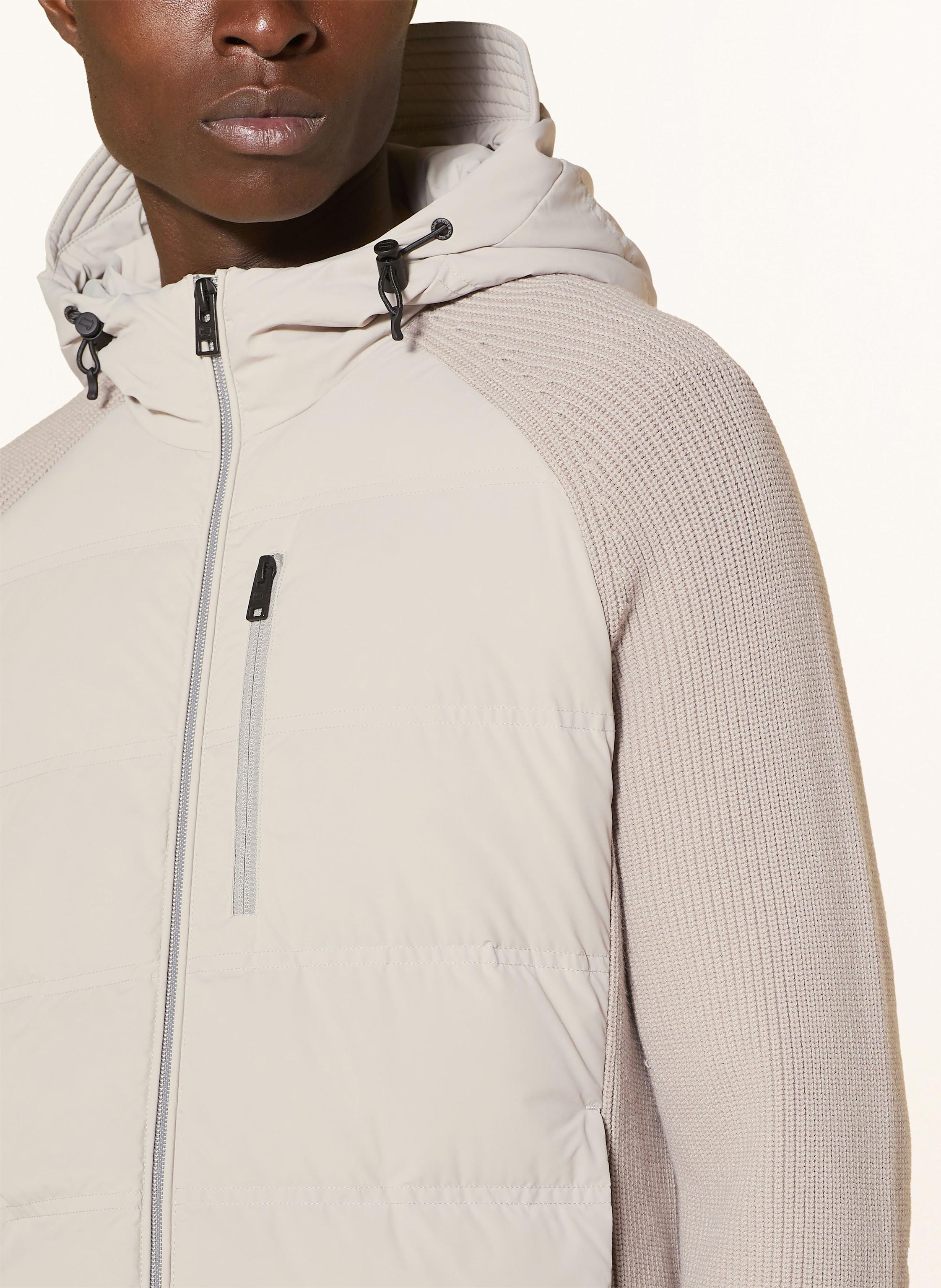 Thumbnail - Woolrich Daunenjacke Matt Im Materialmix beige