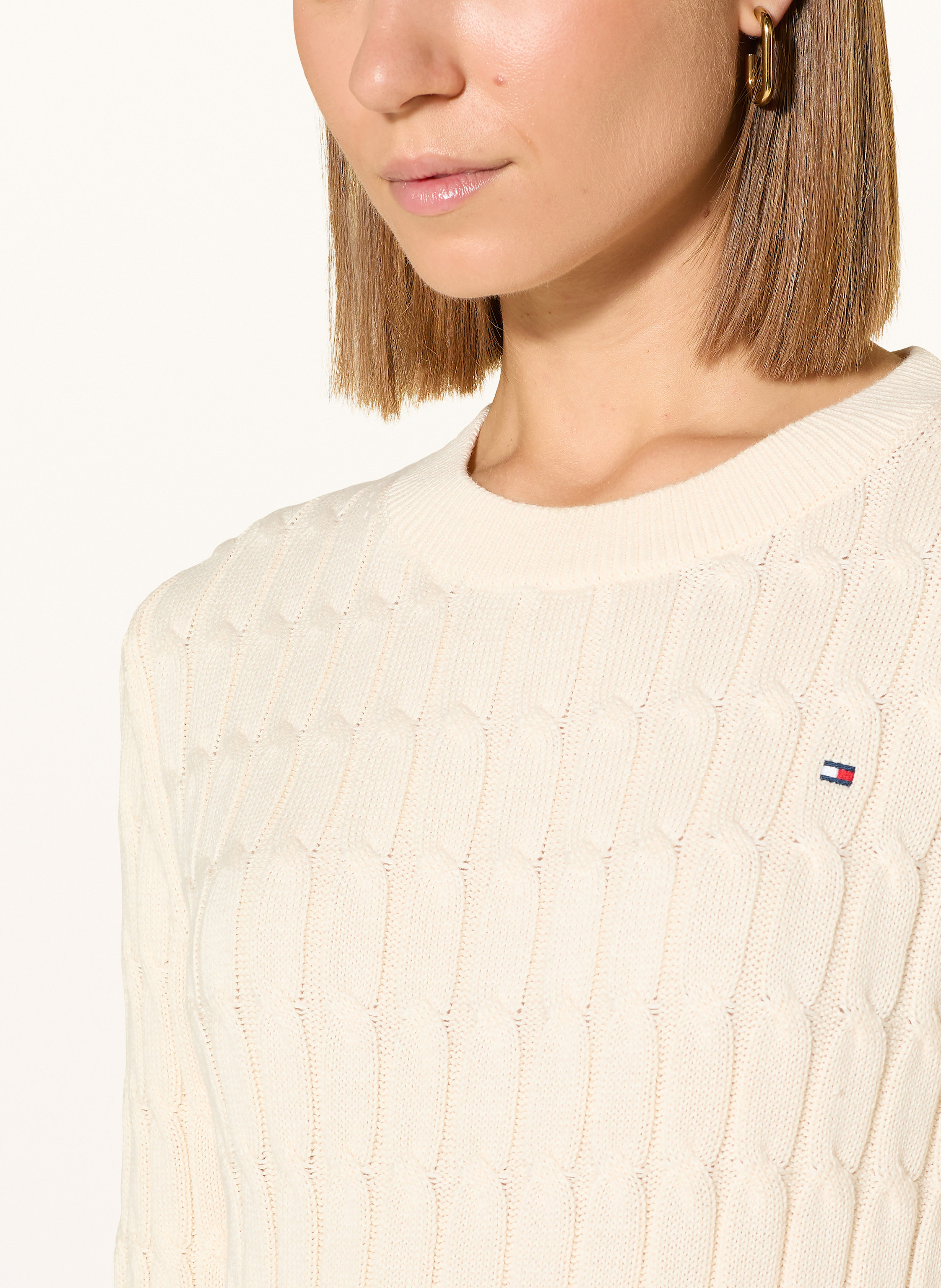 Thumbnail - Tommy Hilfiger Pullover weiss