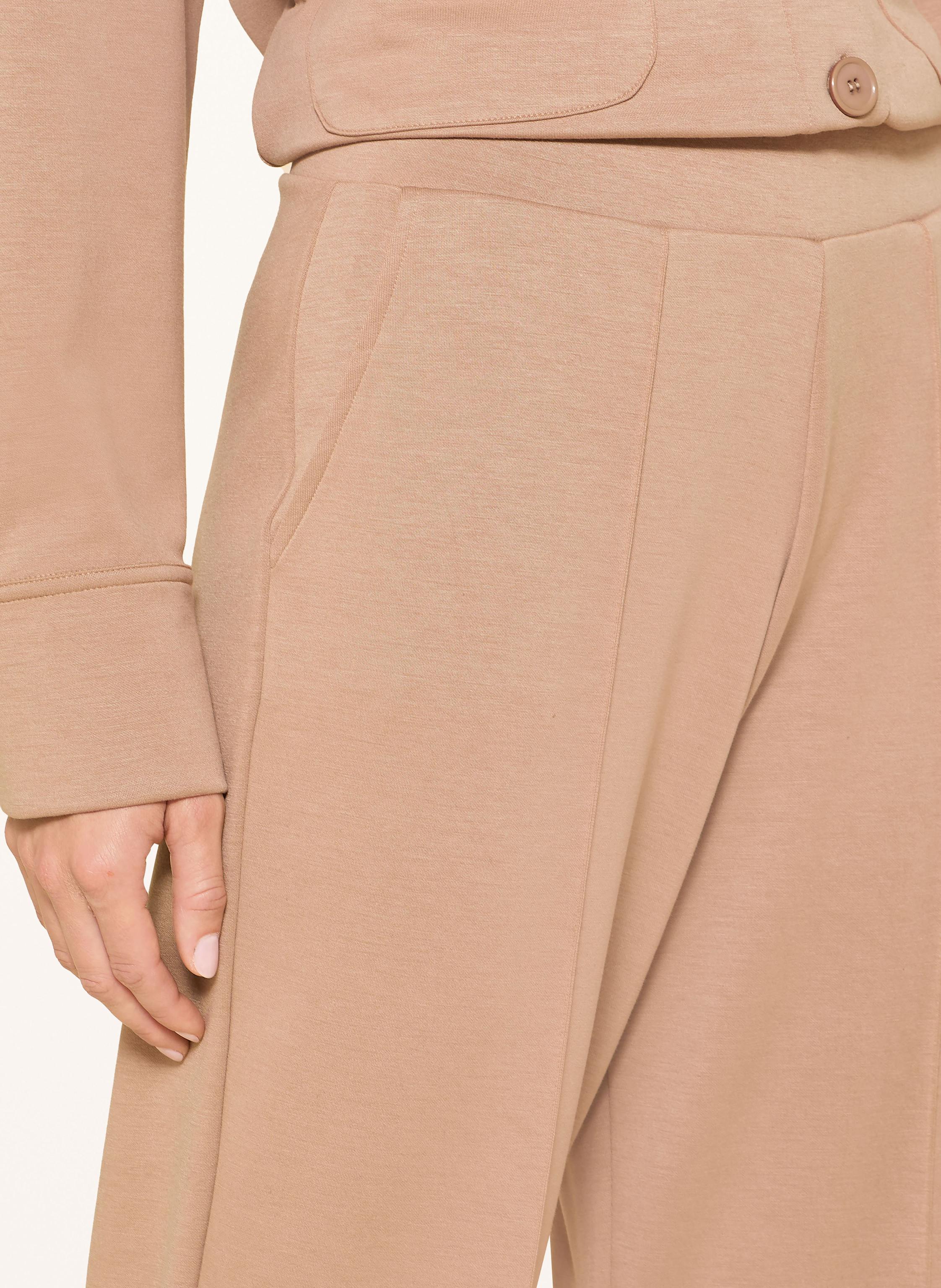 Thumbnail - Darling Harbour Marlenehose Aus Jersey braun