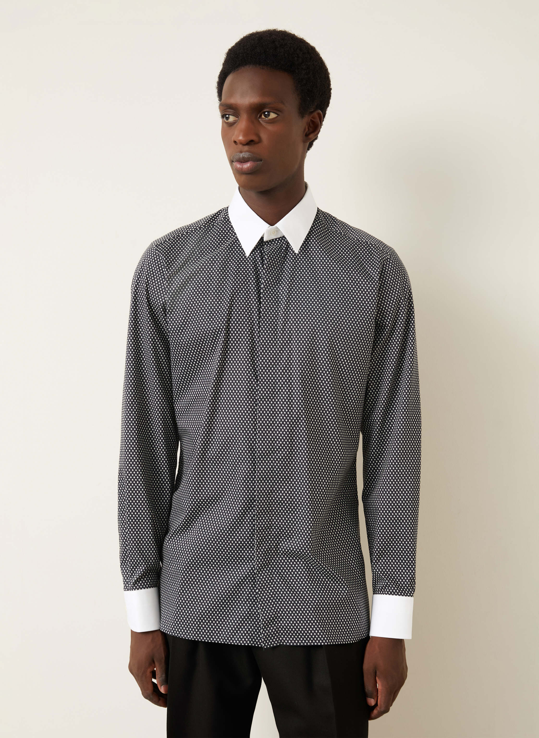 Thumbnail - Tom Ford Hemd Classic Fit schwarz