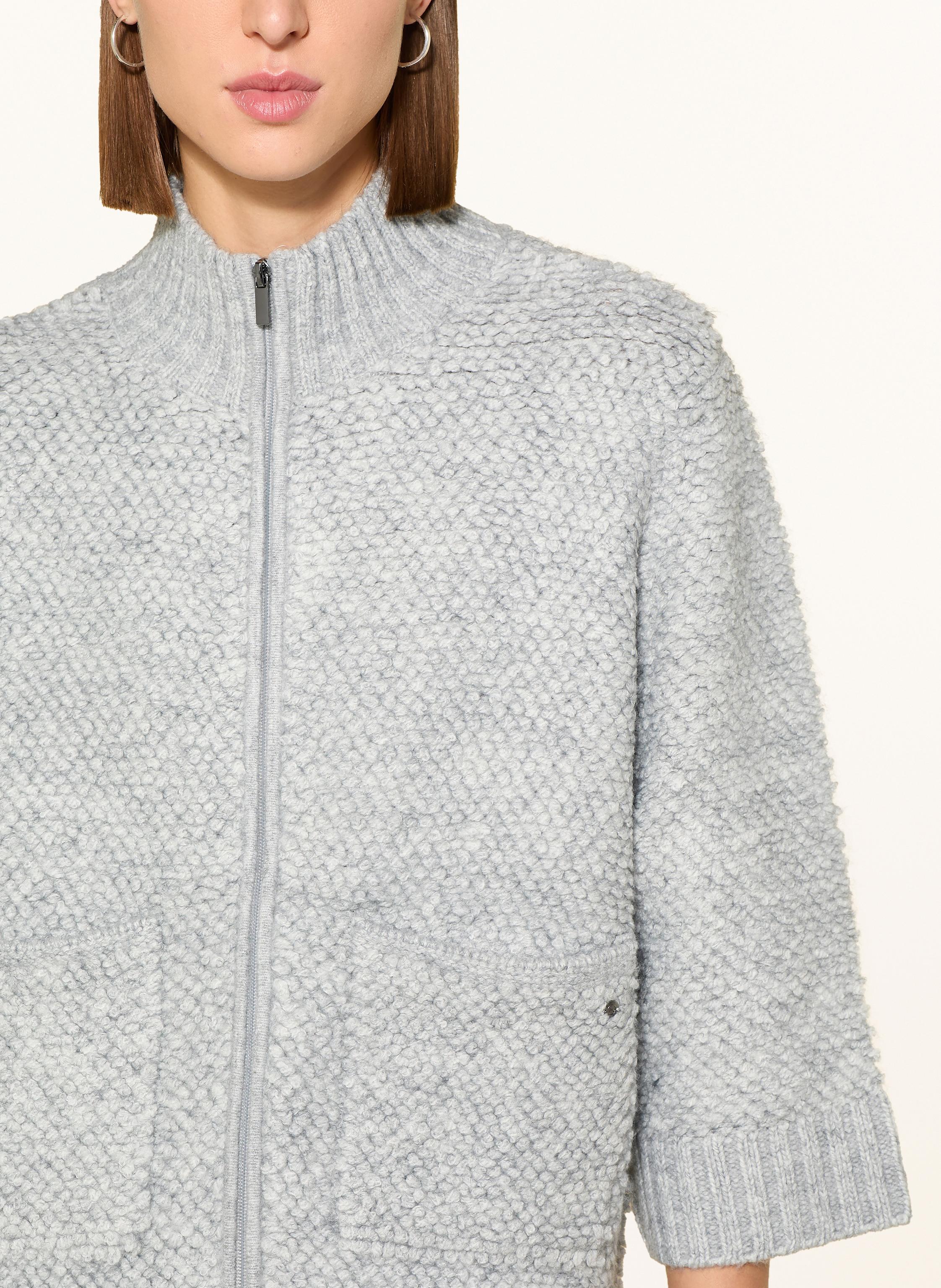 Thumbnail - Betty&Co Strickjacke Mit 3/4-Arm grau