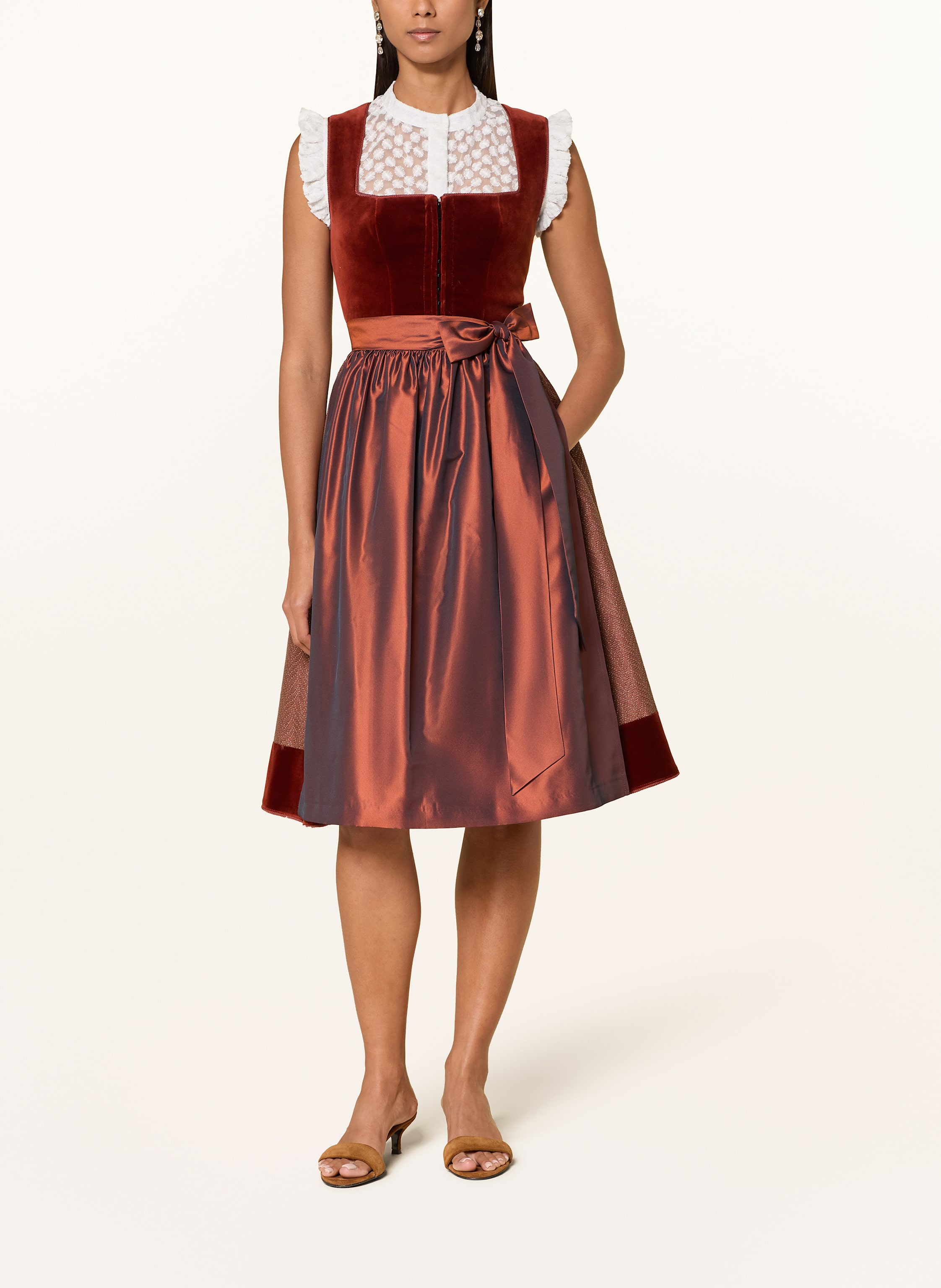 Thumbnail - Kinga Mathe Dirndlbluse Emma Aus Spitze weiss