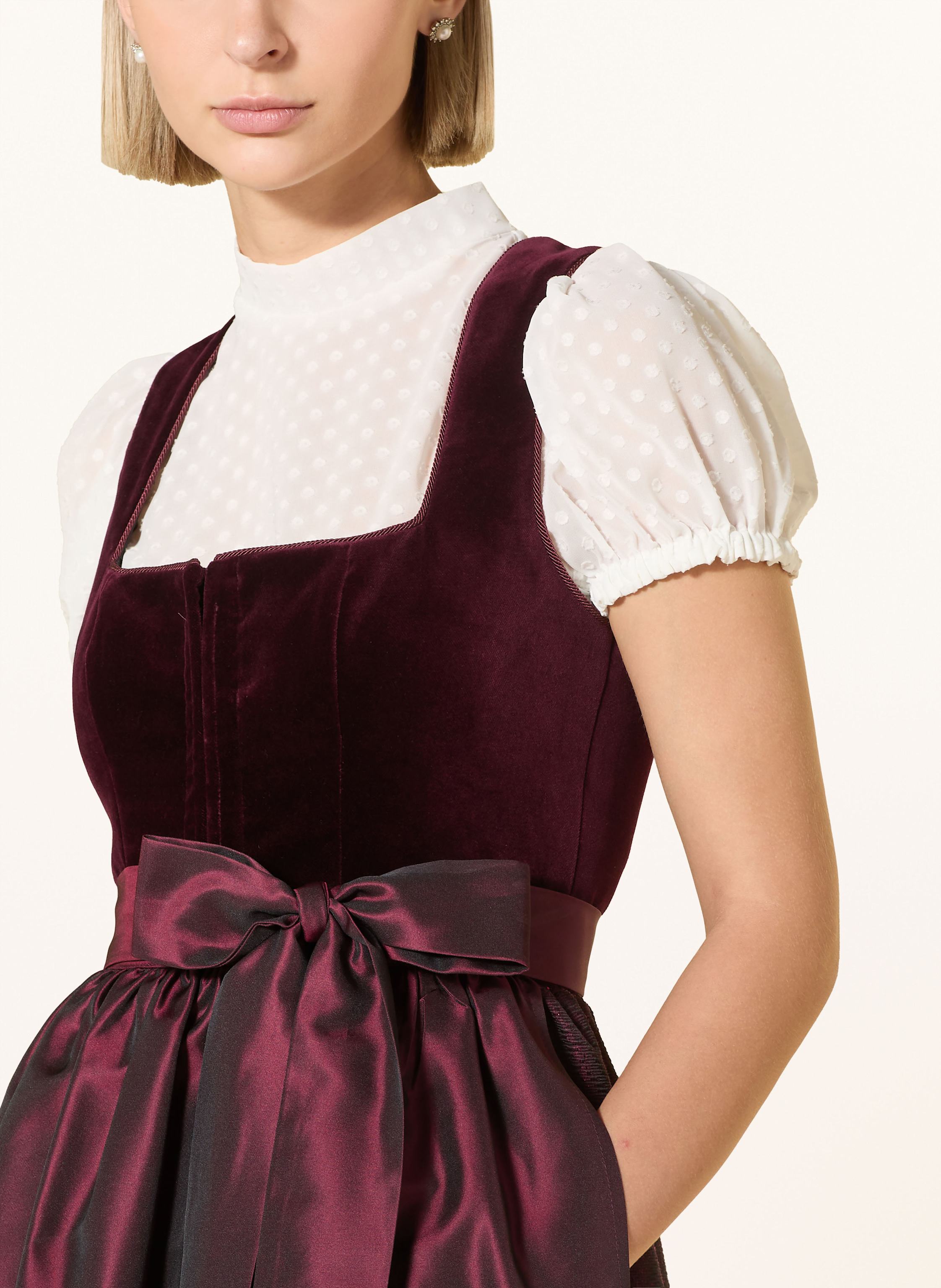 Thumbnail - Kinga Mathe Dirndl Tuzla Mit Glitzergarn rot