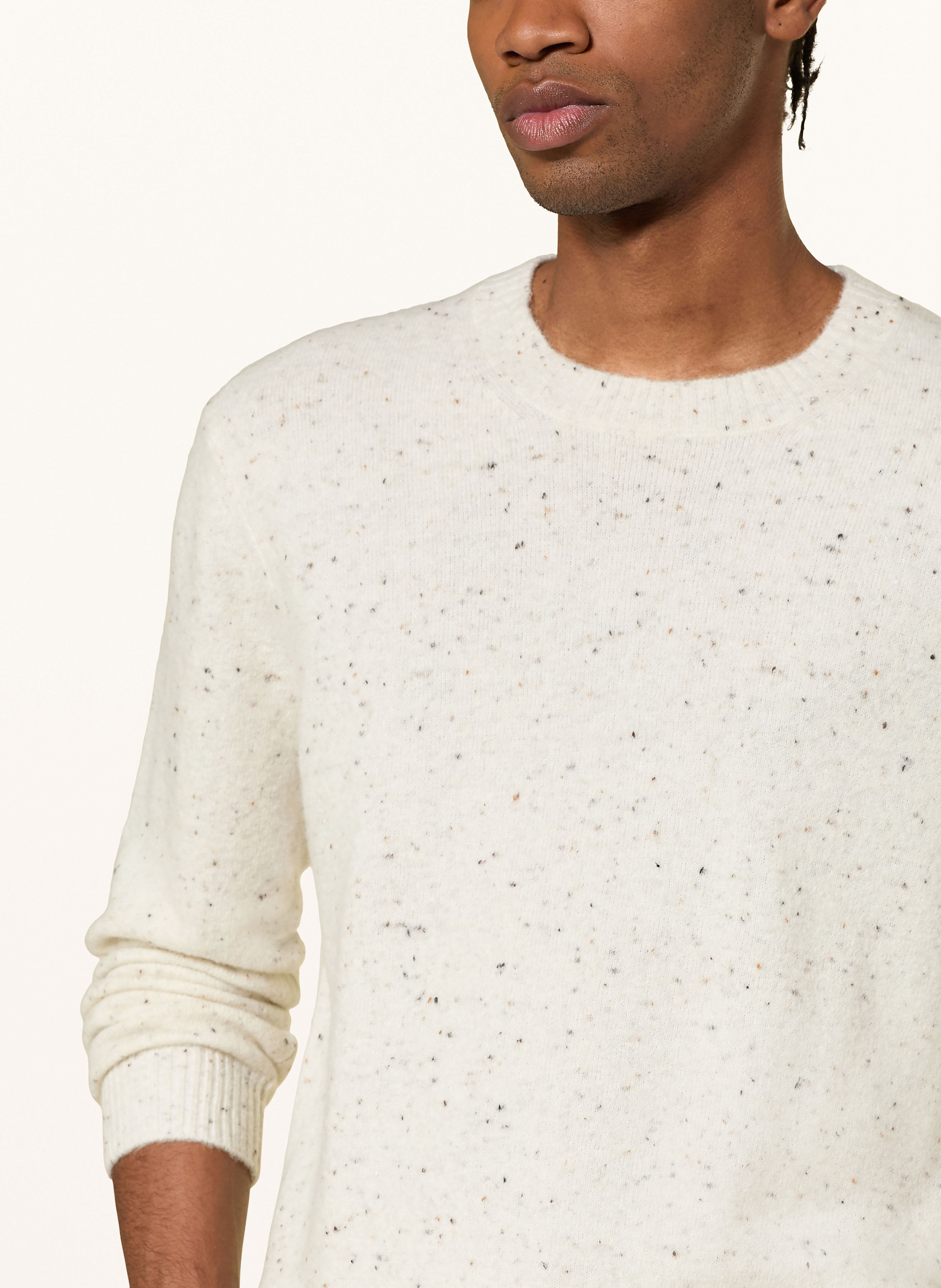 Thumbnail - Nn.07 Pullover Lee Mit Alpaka weiss