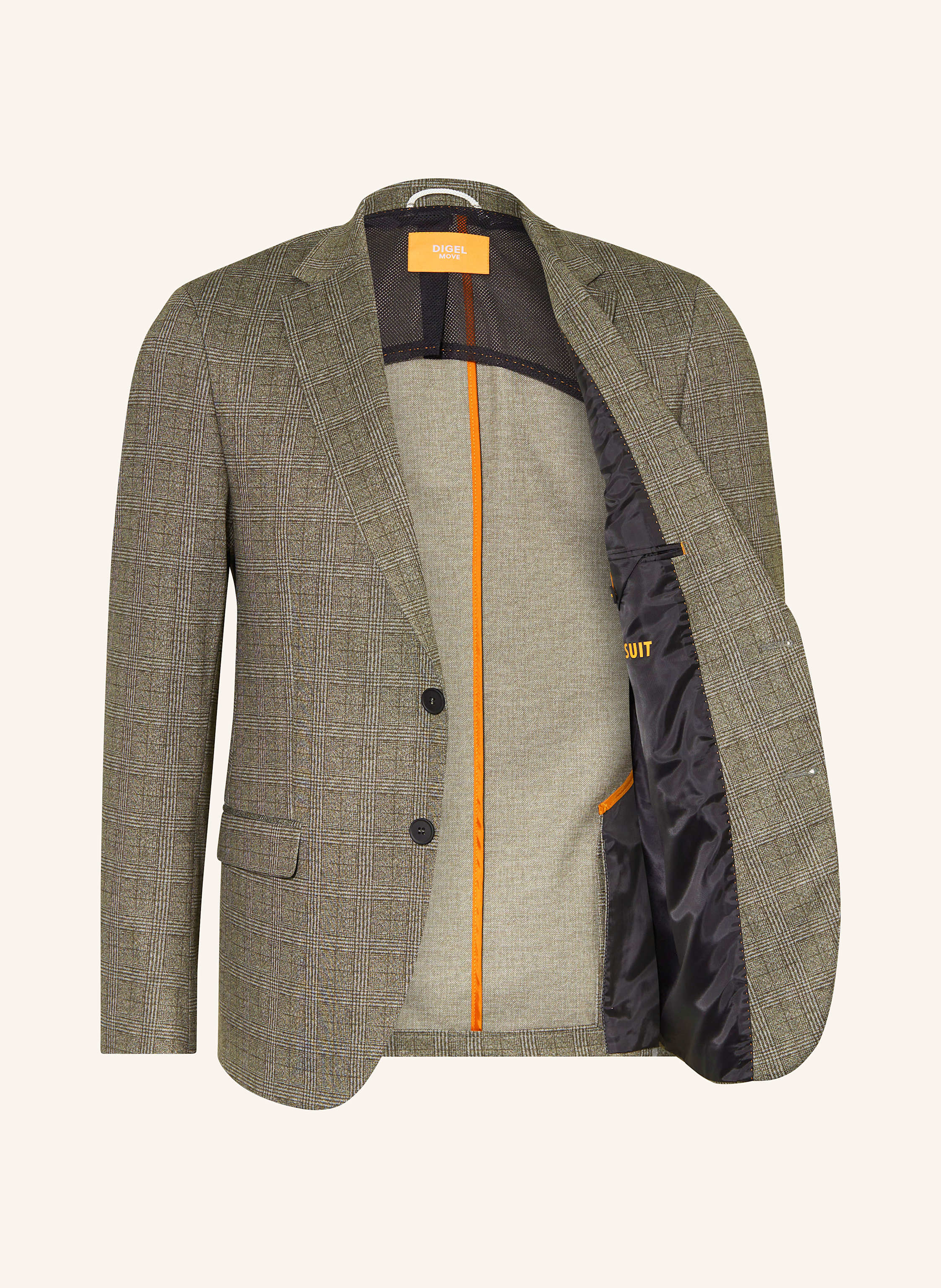 Thumbnail - Digel Move Anzugsakko Anello-St Slim Fit gruen